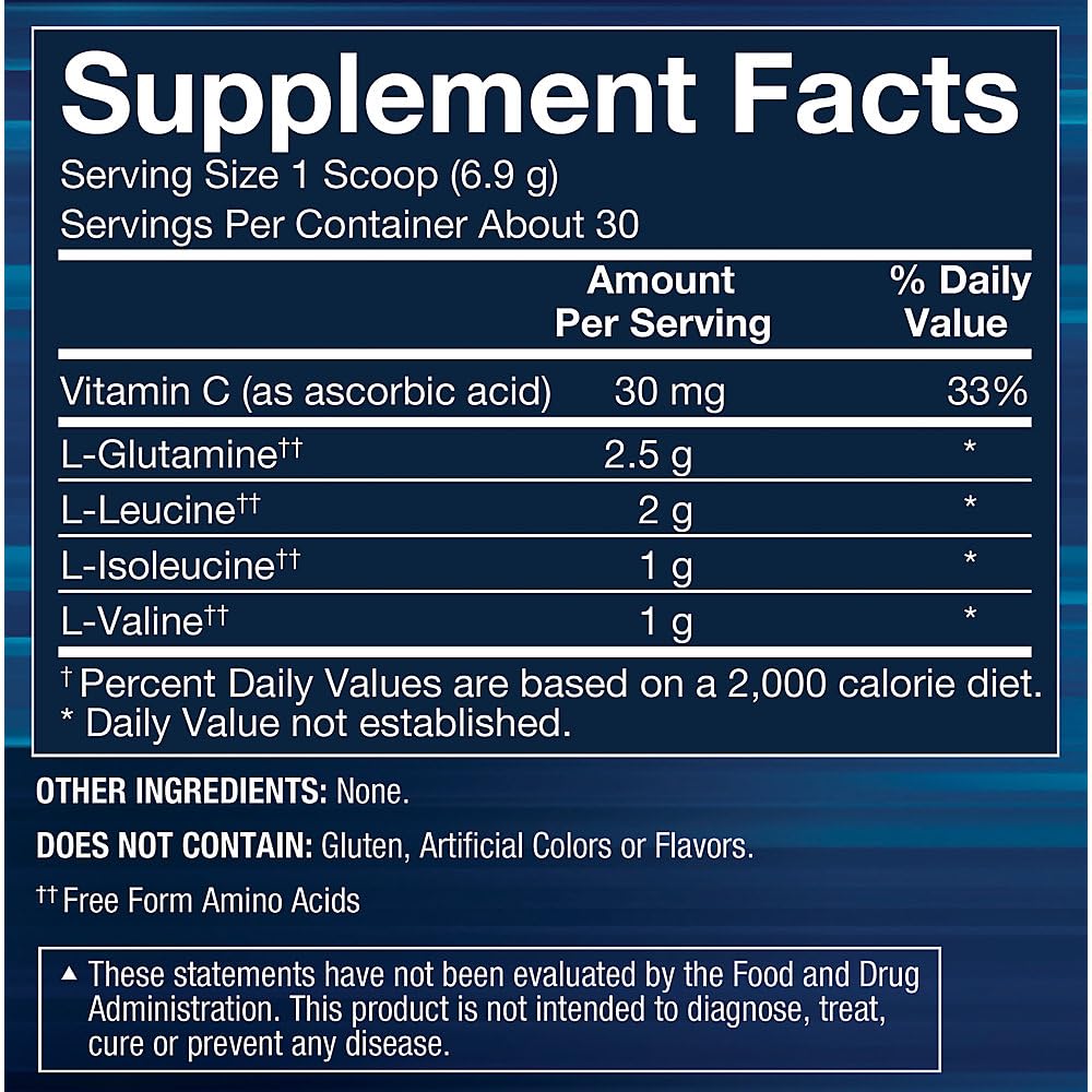 BodyTech BCAA + Glutamine Powder, 7.3 oz
