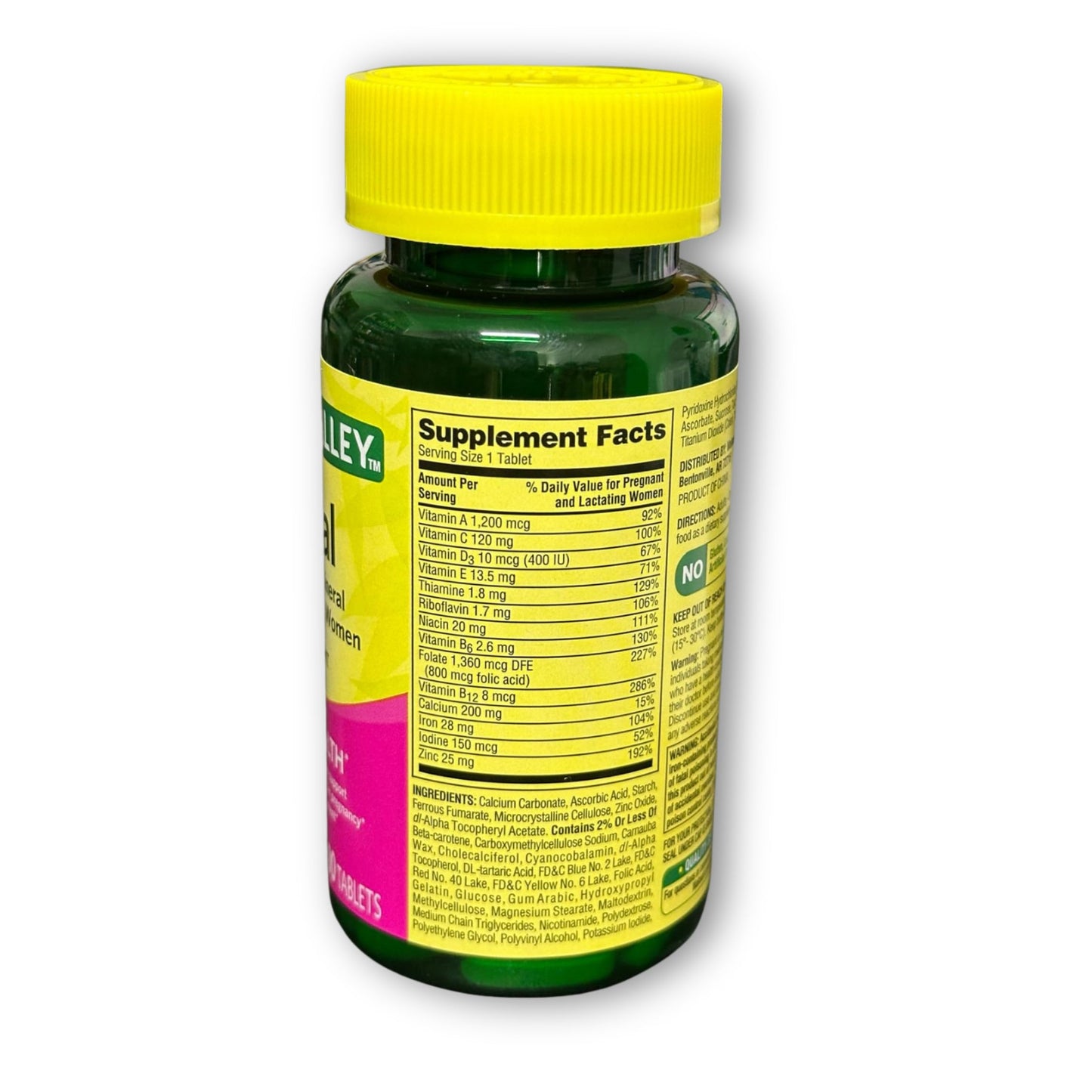 FUSION SHOP STORE Prenatal Vitamins Multivitamin Multimineral for Pregnant and Nursing Women Tablet, 100 Count