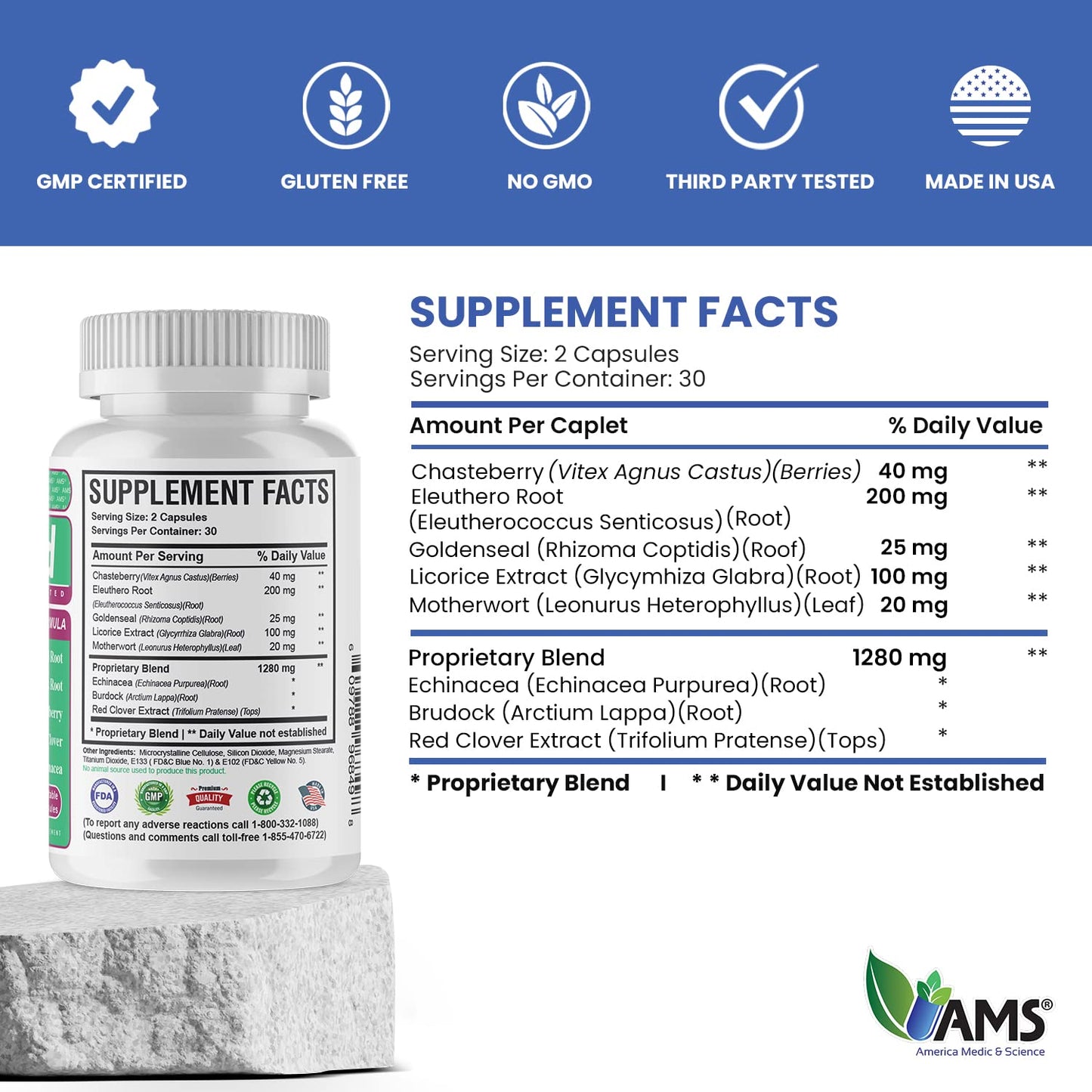 America Medic & Science FibroMed Capsule 60 Count