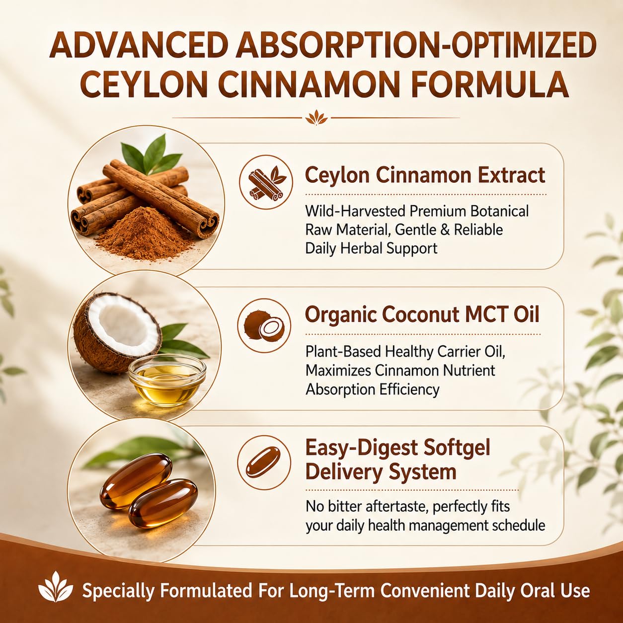 Belano Primal Remedies Ceylon Cinnamon Made with MCT Oil Softgels 300
