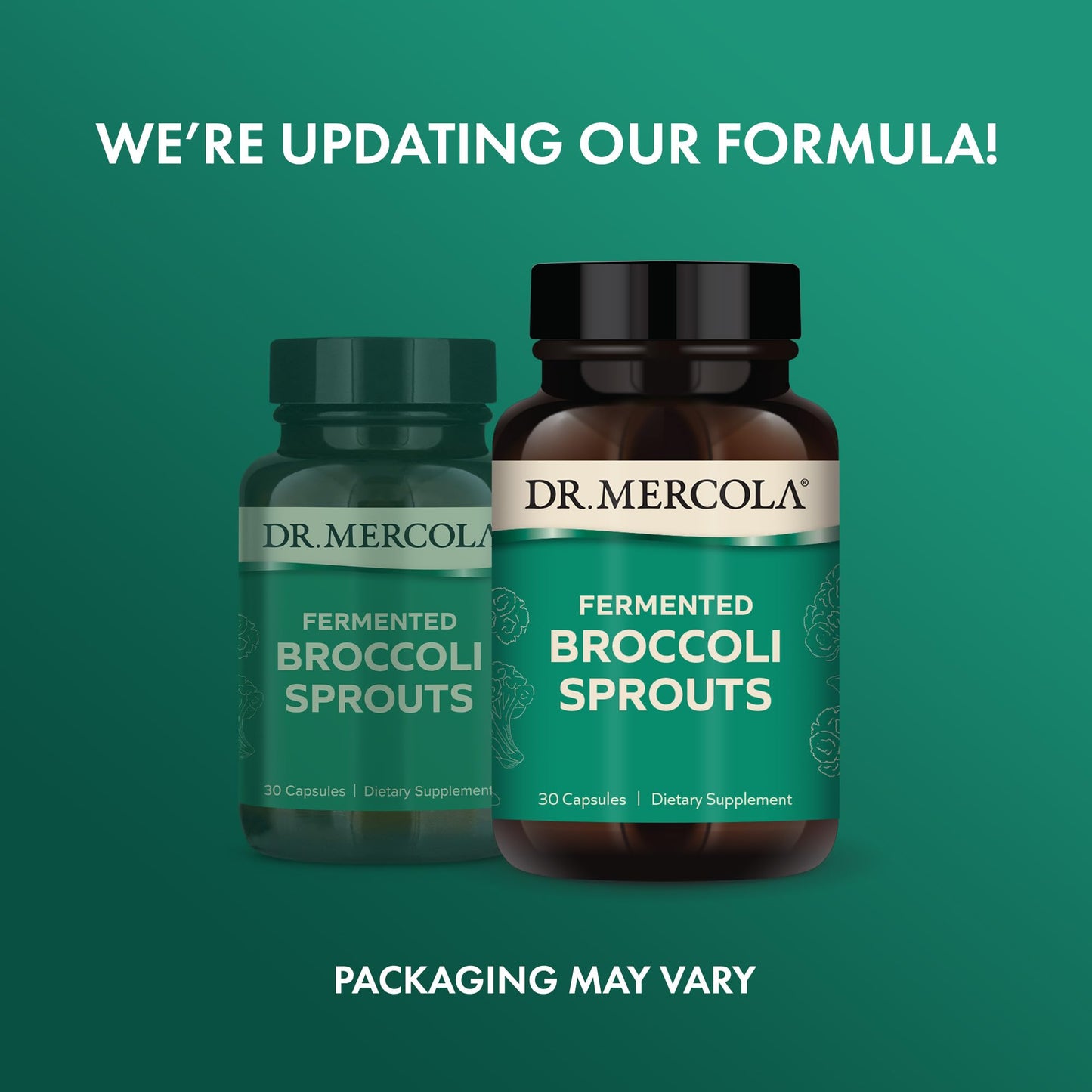 Dr. Mercola Organic Fermented Broccoli Sprouts Capsule, 30 Count