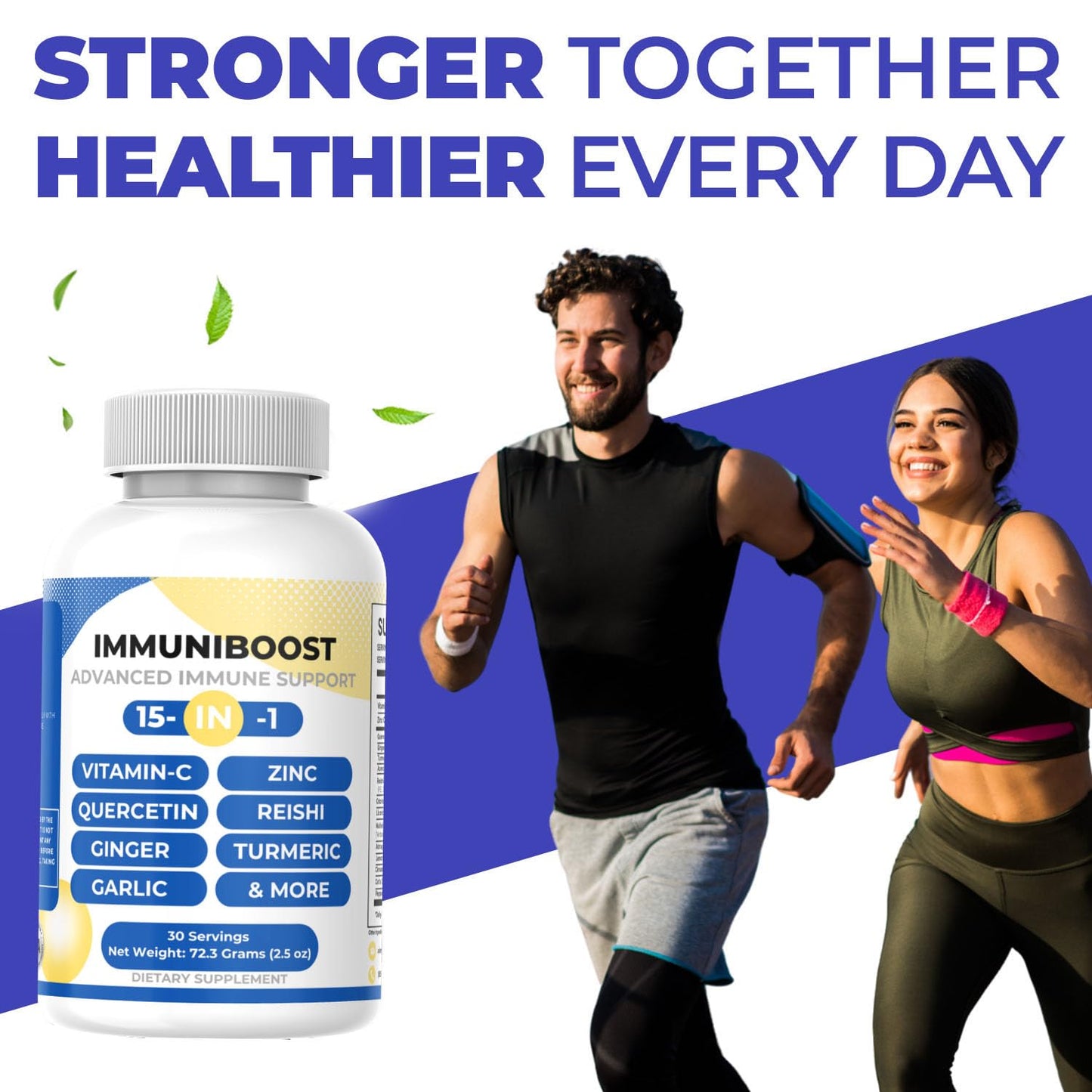 ImmuniBoost 15 in 1 Immune Support Capsules, 120 Count