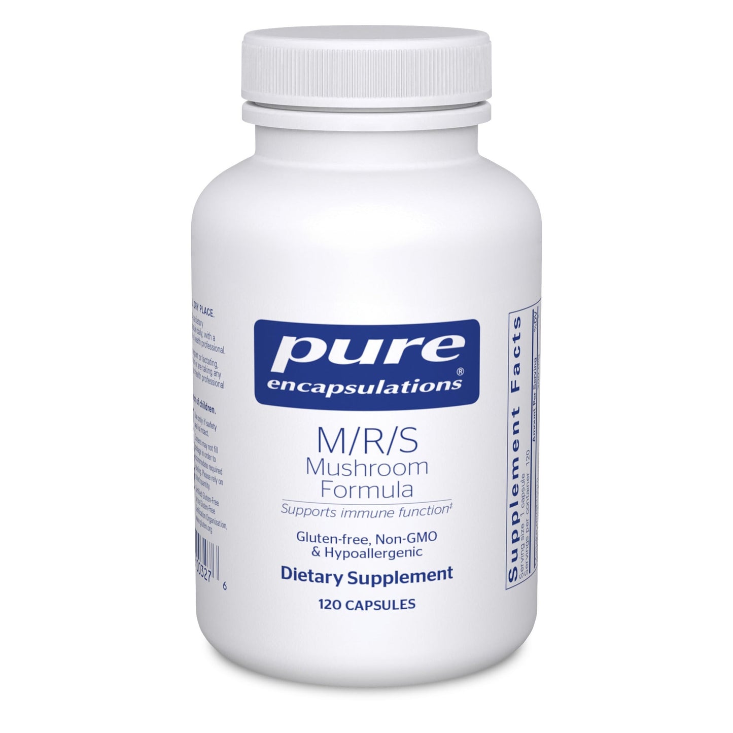 Pure Encapsulations M/R/S Mushroom Formula Capsule, 120 Count