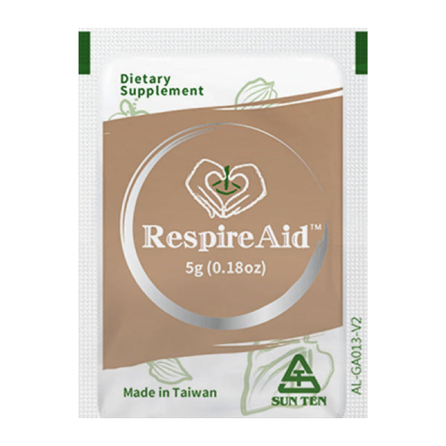 Sun Ten RespireAid™ All-Natural Lung Cleanse & Detox Powder, 10 Sachets