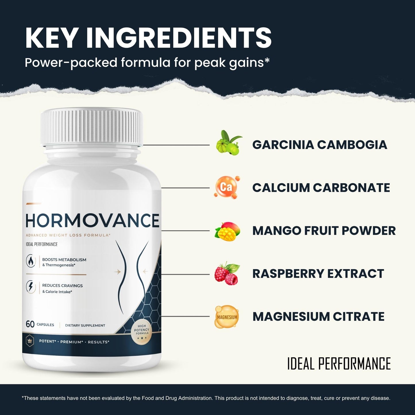 IDEAL PERFORMANCE Hormovance Capsules 180 Capsules