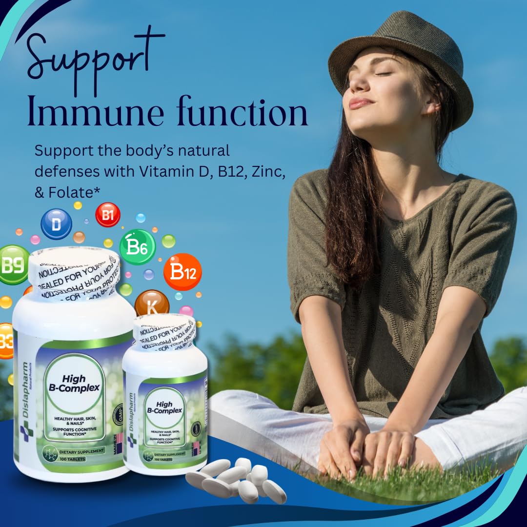 Dislafarm Vitamin B Complex Tablets, 100 Count