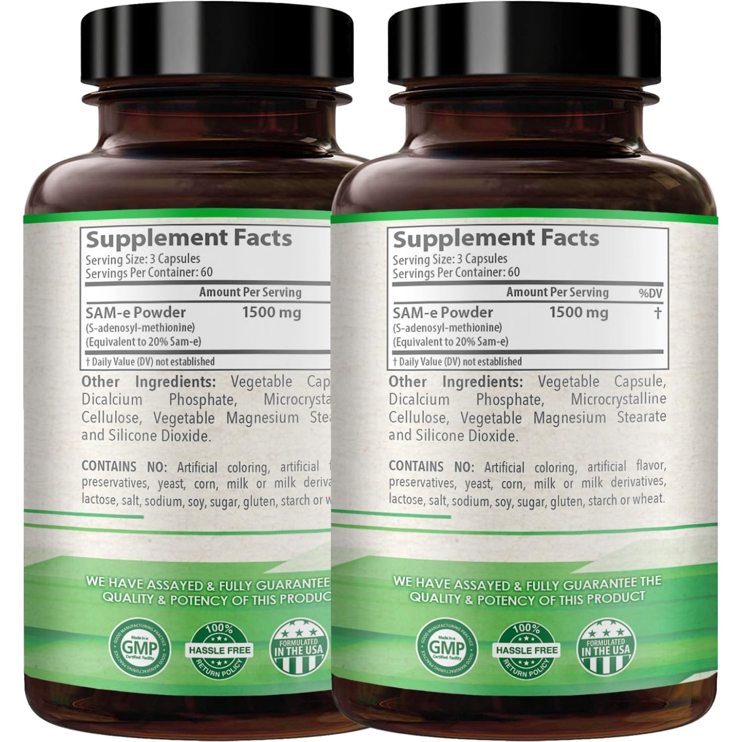 HealthyWayRx SAM-e Supplement Capsules 1500mg, 360 Capsules