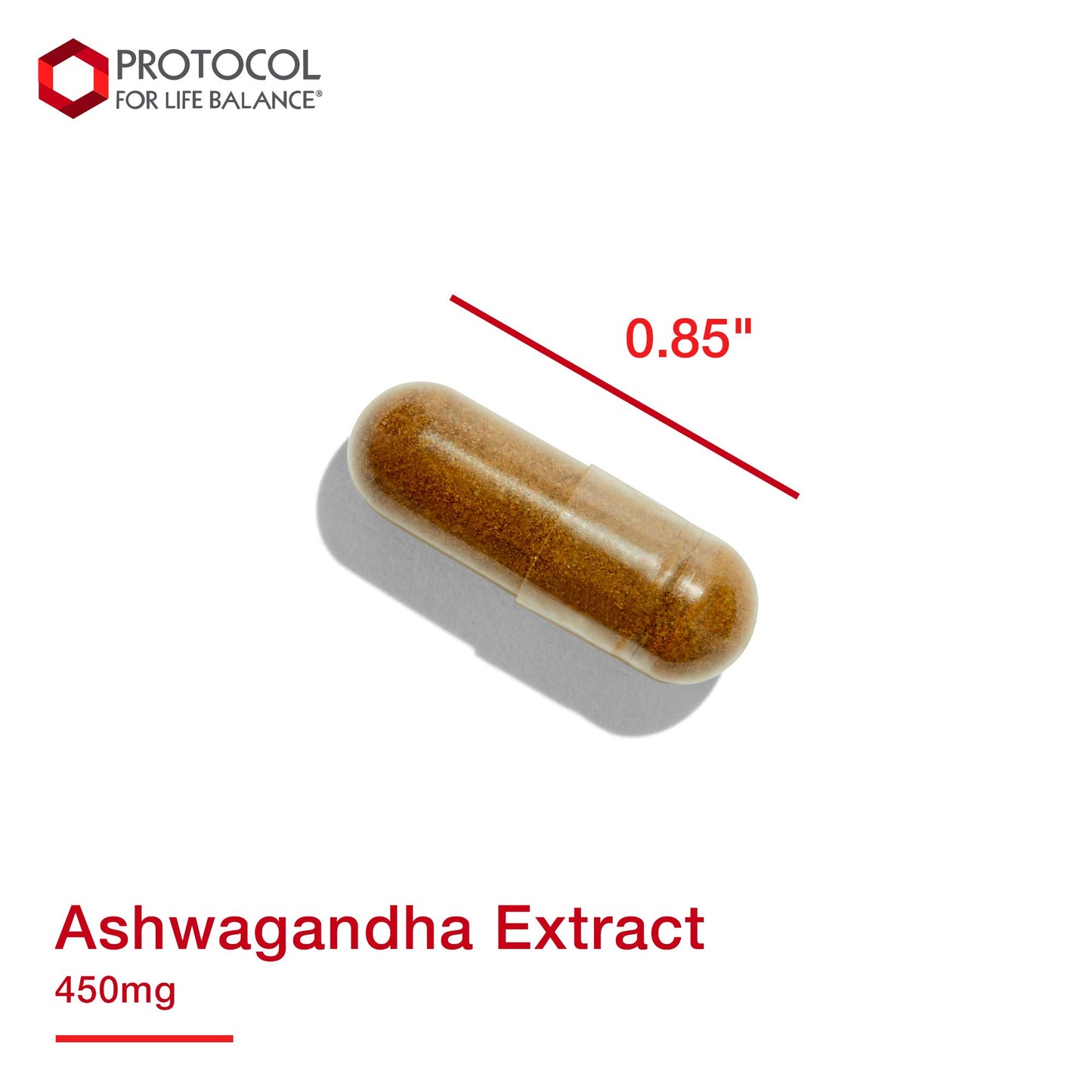 PROTOCOL FOR LIFE BALANCE Ashwagandha Extract 450MG Capsules 90 Count