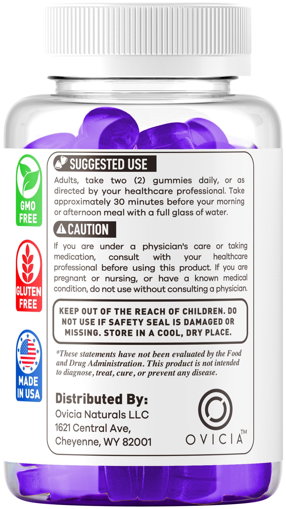 OVICIA Elite XL Boost Gummies, 300 Gummies