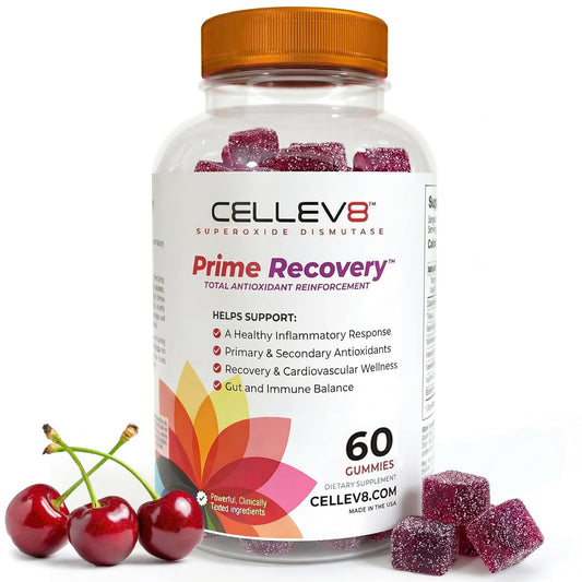 Cellev8 Prime Recovery Joint & Muscle Recovery Gummies, 60 Count