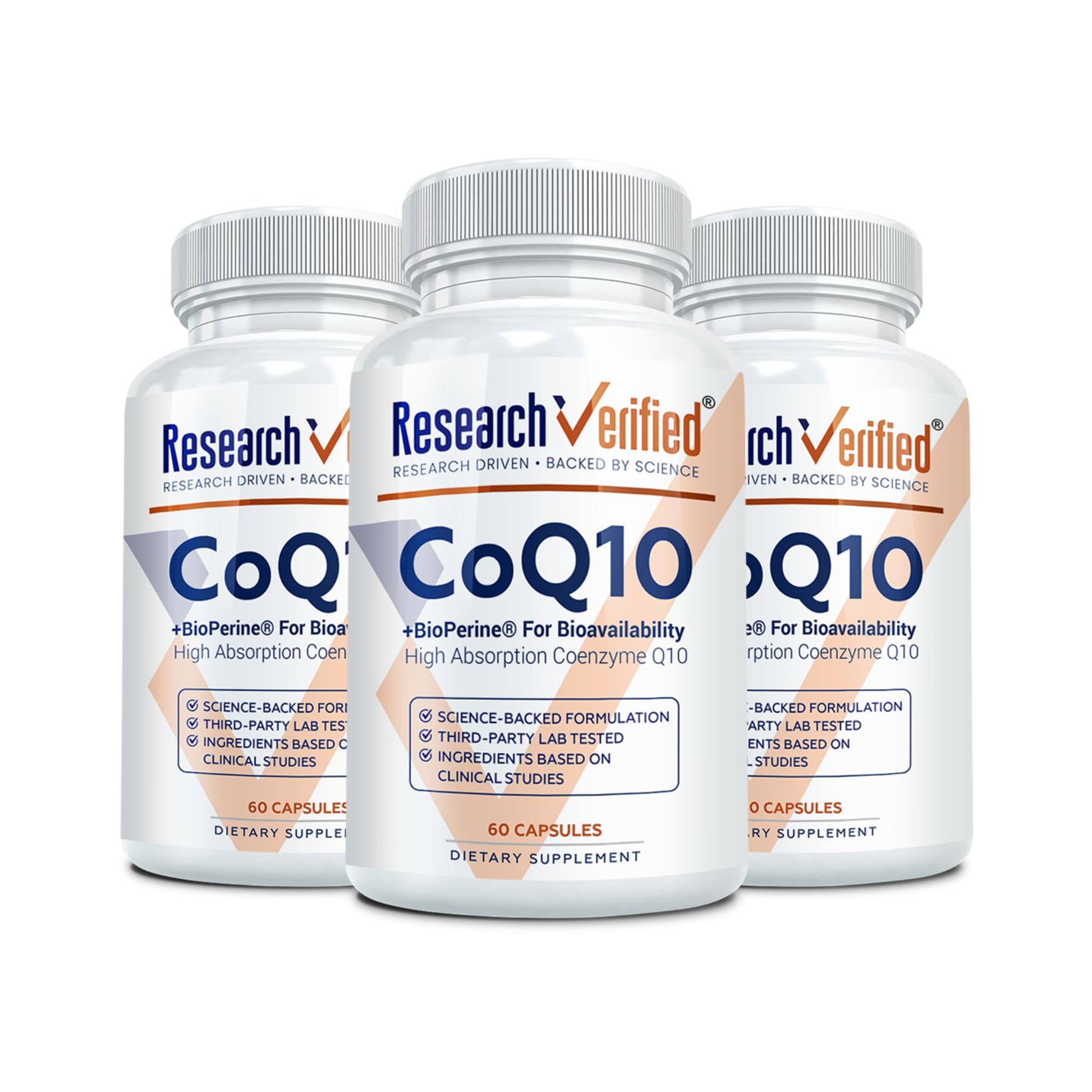 Research Verified CoQ10 300mg Capsules, 180 Vegan Capsules