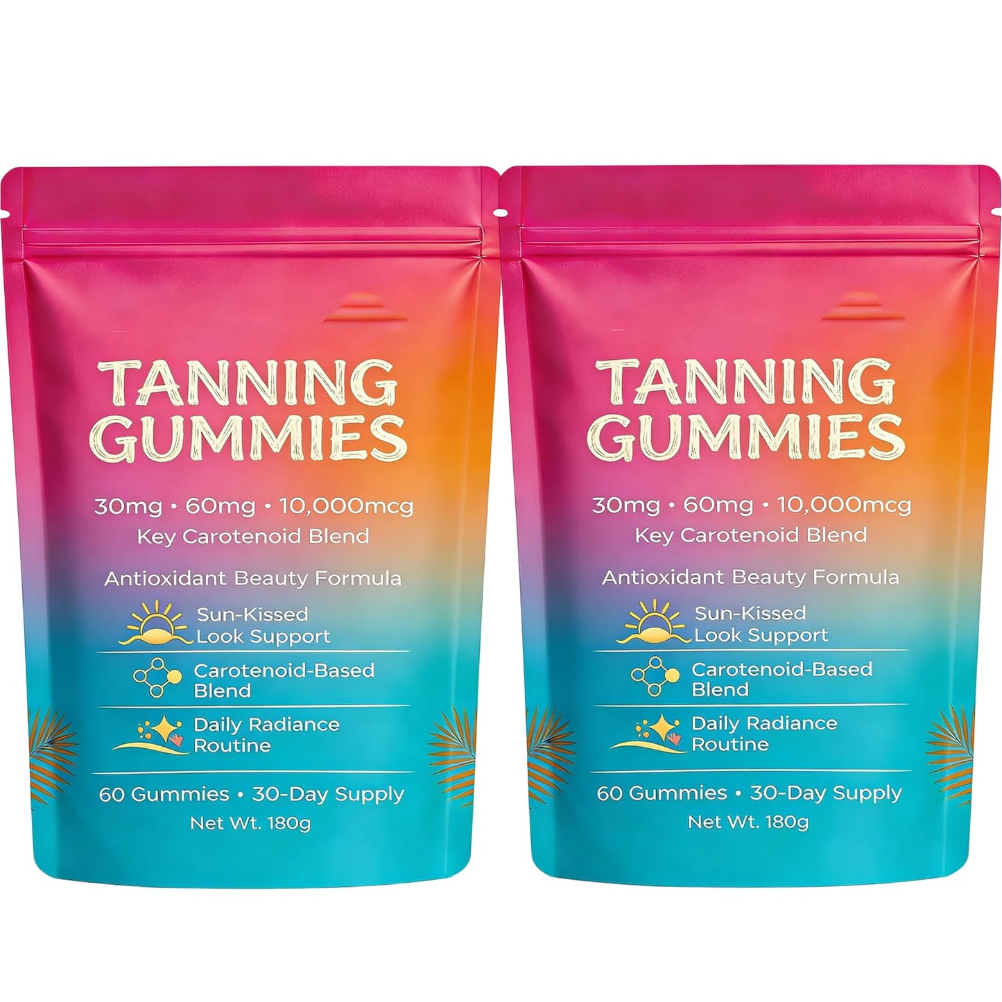 UBIETY Skin Tanning Gummies Gummy, 60 Count