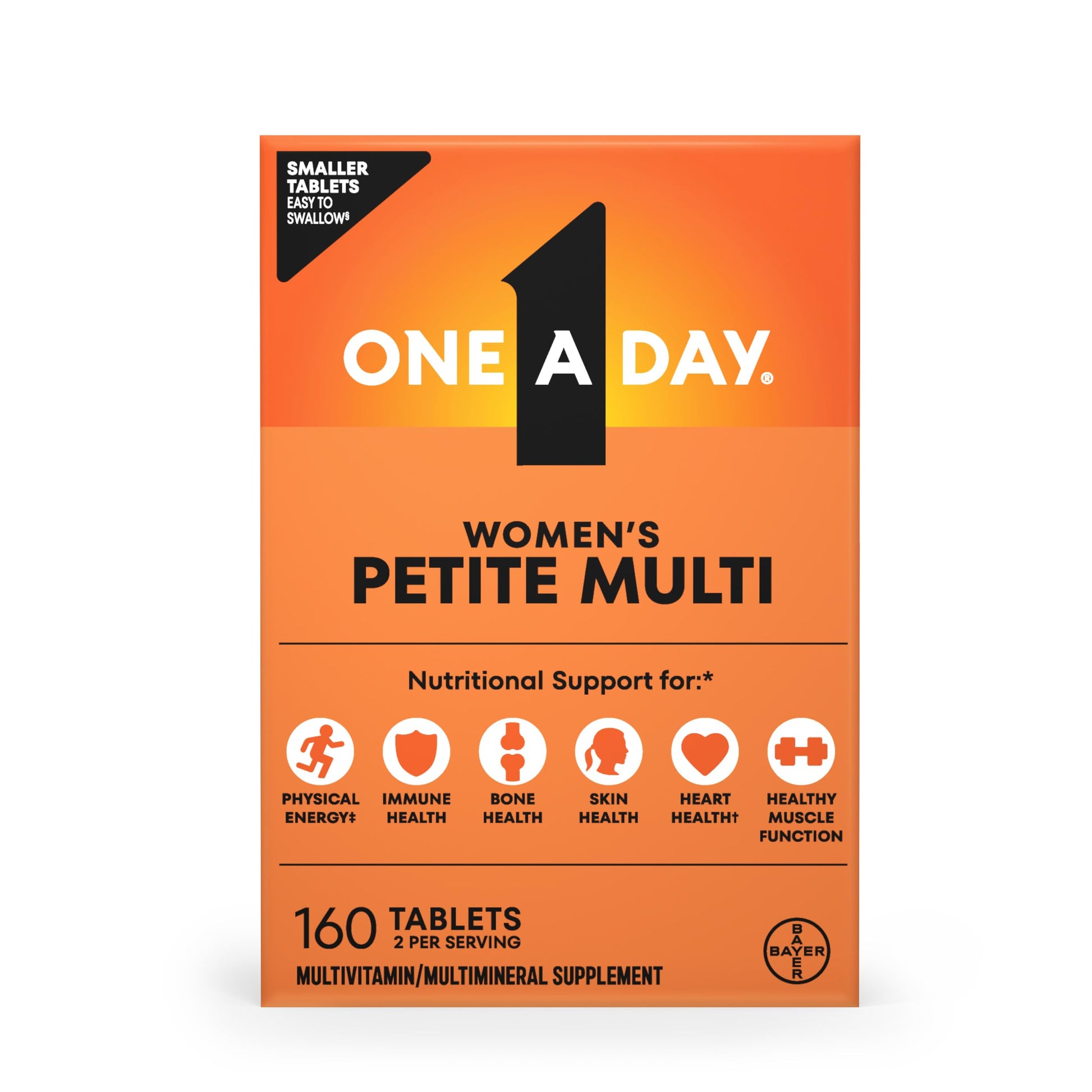 One A Day Women’s Petites Multivitamin Tablets 160 Count