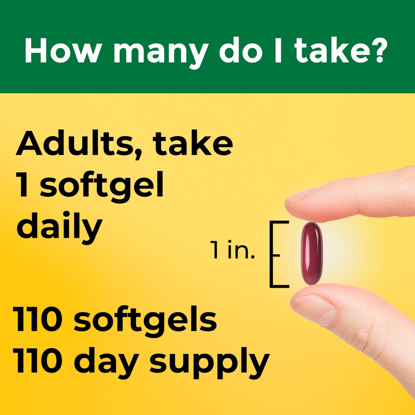 Nature Made Magnesium Oxide 400 mg Softgels, 110 Count
