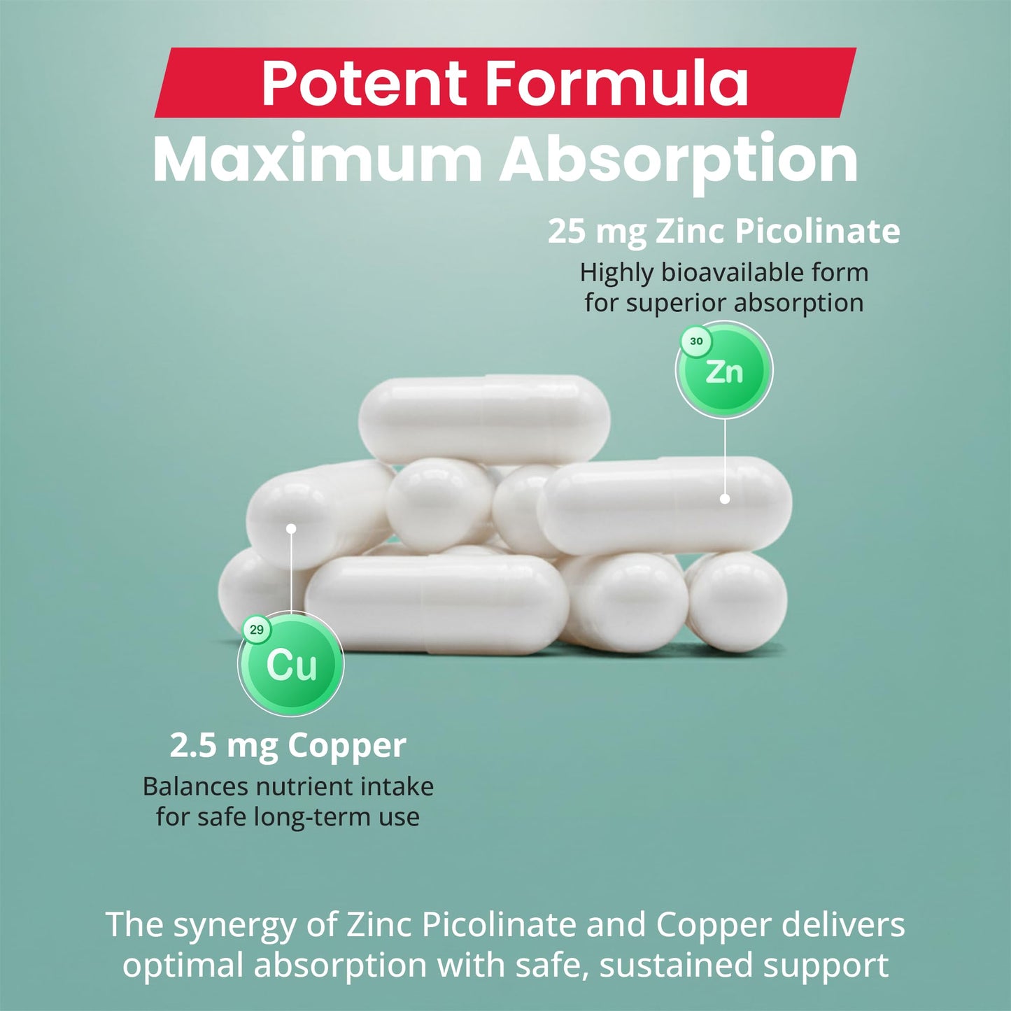 Karuna Zinc Picolinate Plus Capsules, 60 Count