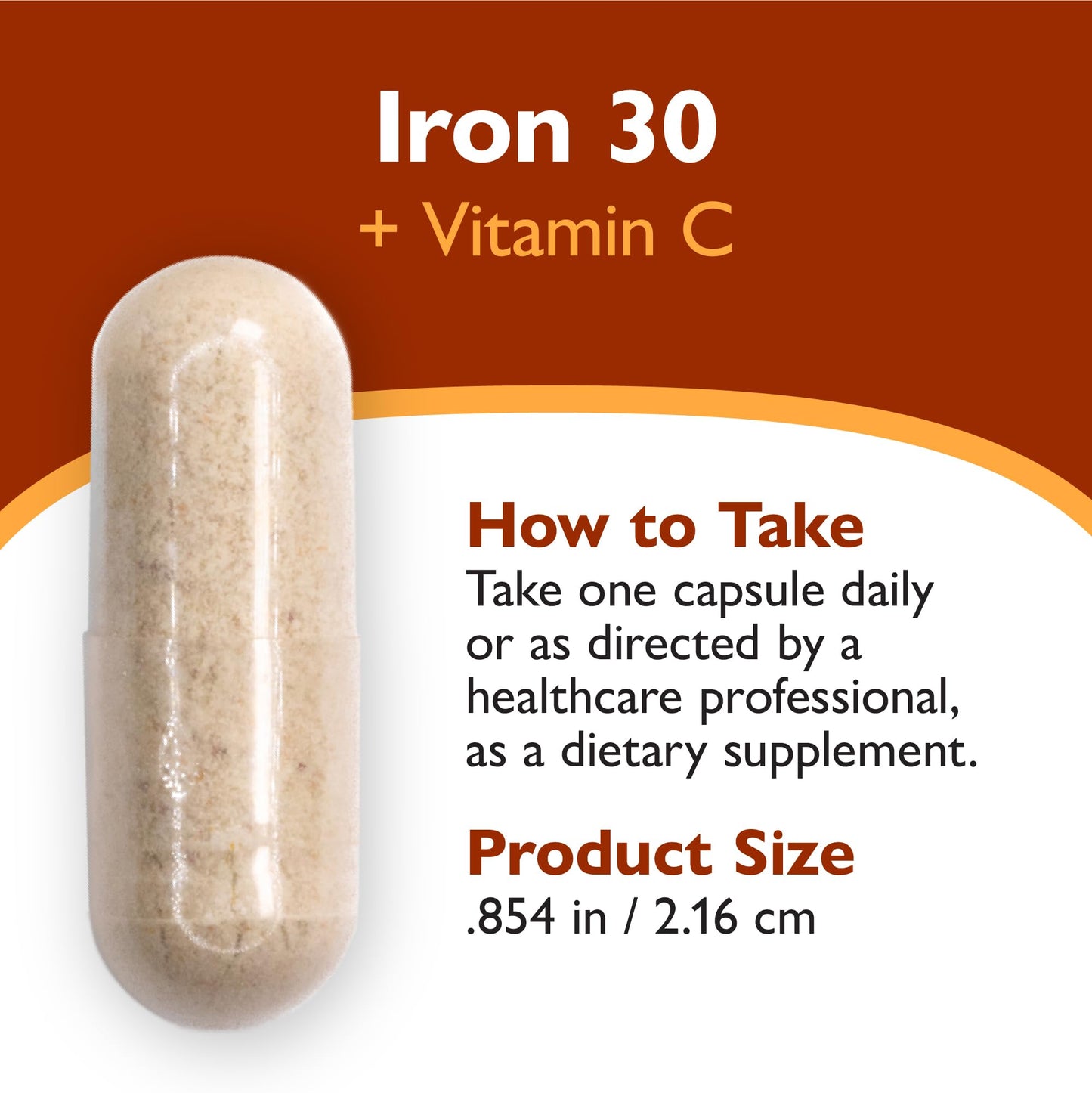 Celebrate Bariatric Supplements Iron Supplement with Vitamin C 90 Capsules