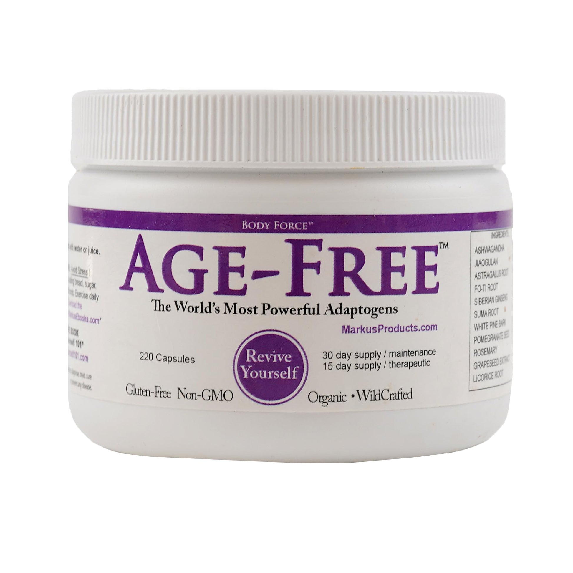 Body Force Age Free Formula Capsule 220 Count