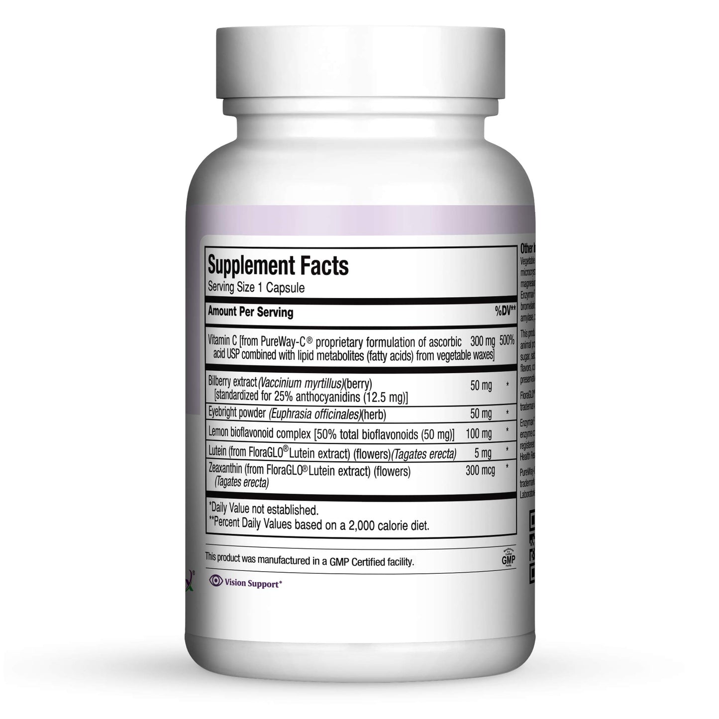 Maxi Health Bilberry Supreme with Lutein, Eyebright & Vitamin C Capsules, 120 Count