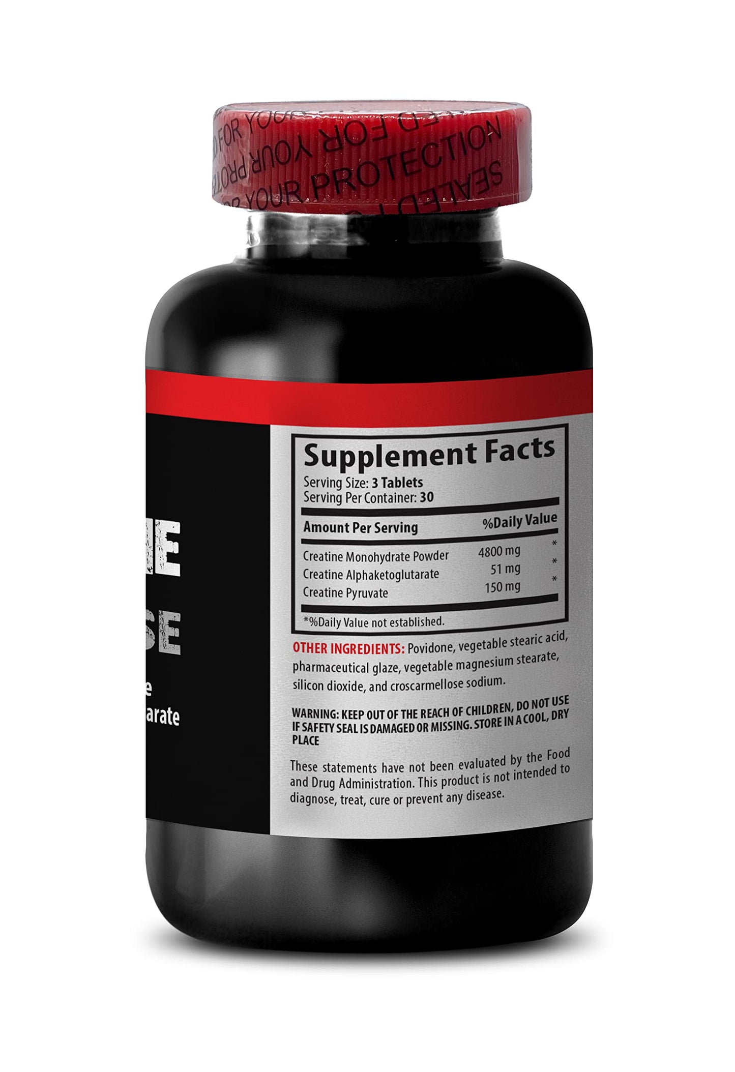 VIP VITAMINS Creatine Tri-Phase 5000 Capsules 90 Count