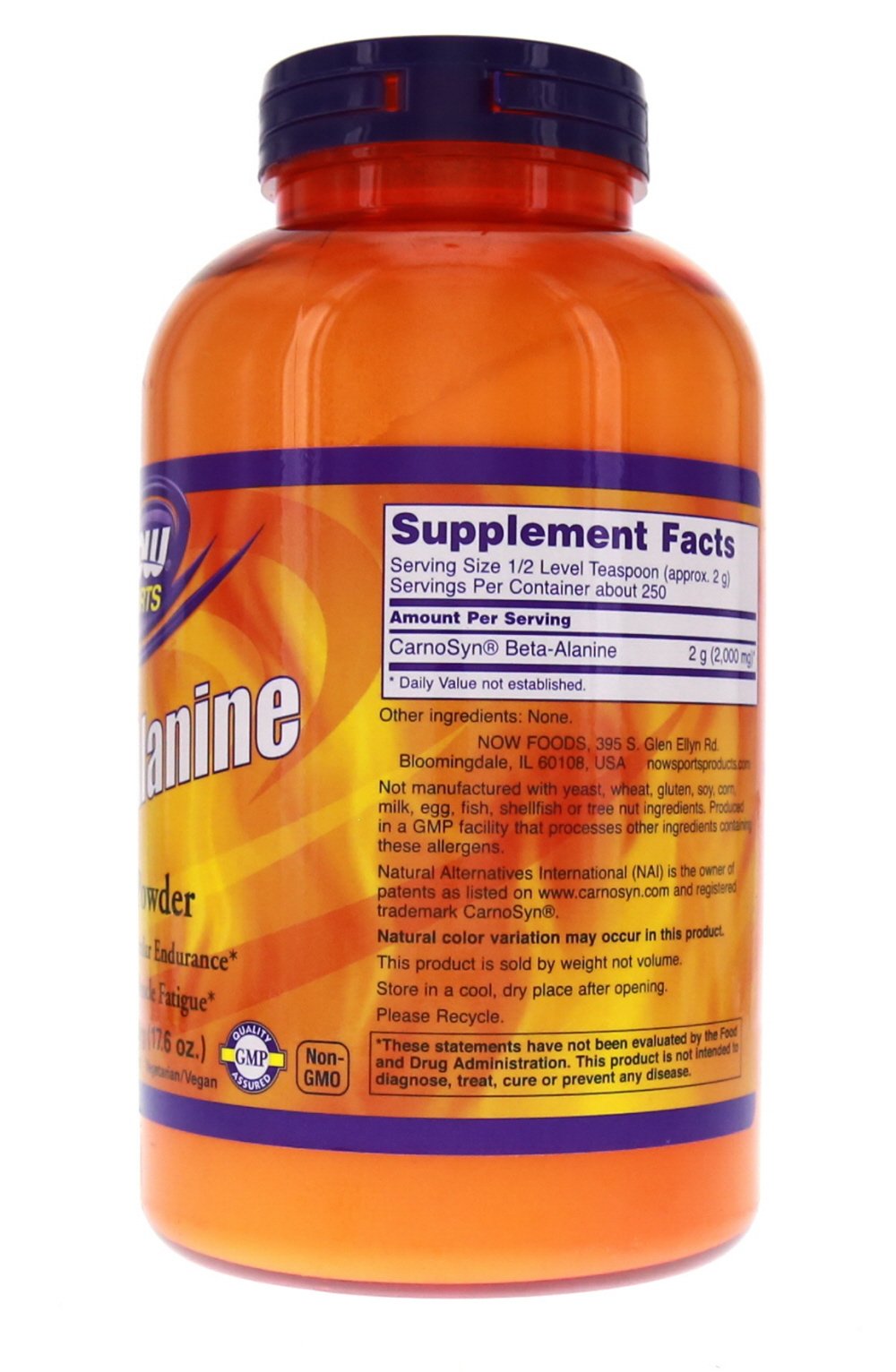 NOW Foods Beta-Alanine Powder 35.2 oz
