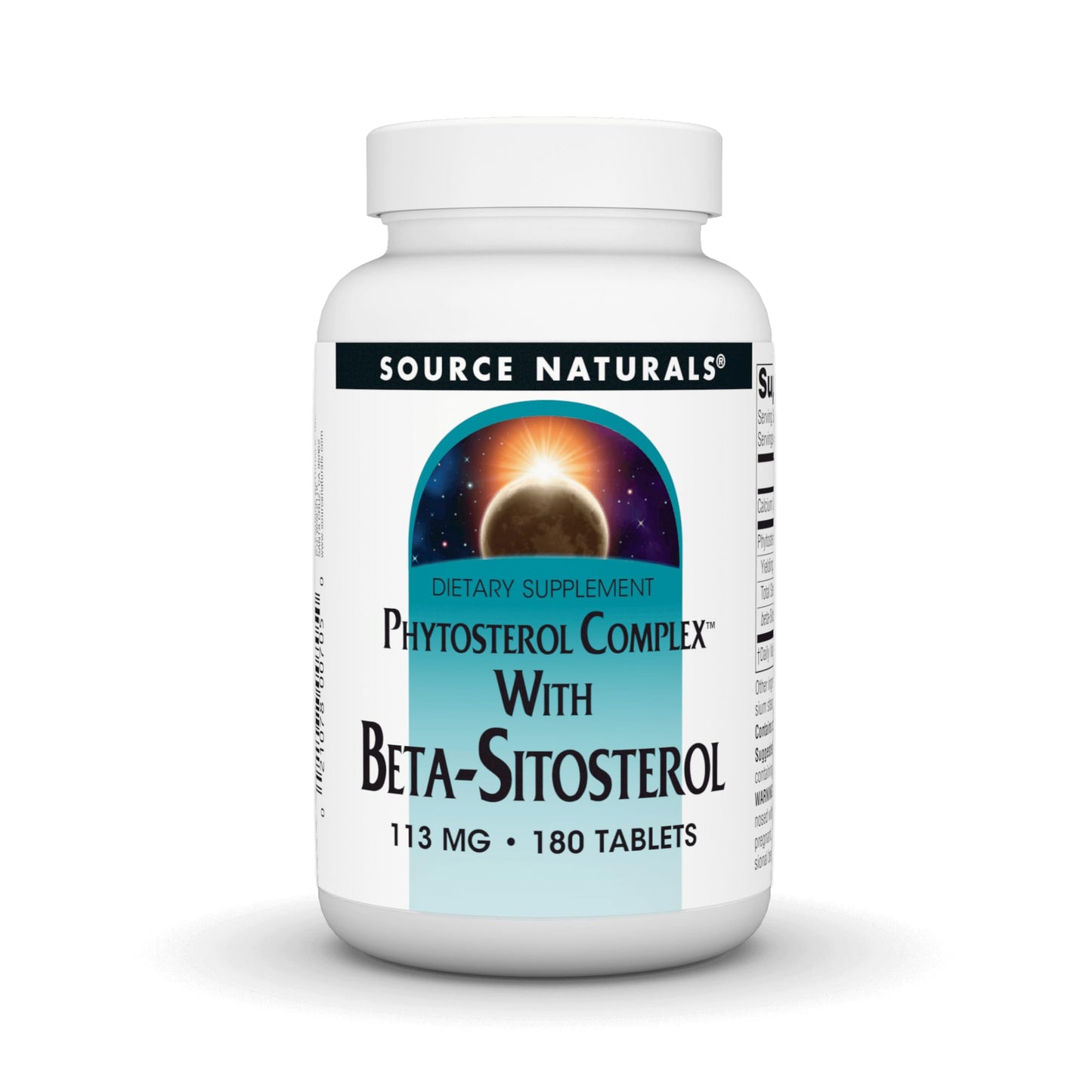 Source Naturals Phytosterol Complex with Beta-Sitosterol 113 mg Tablet, 180 Tablets