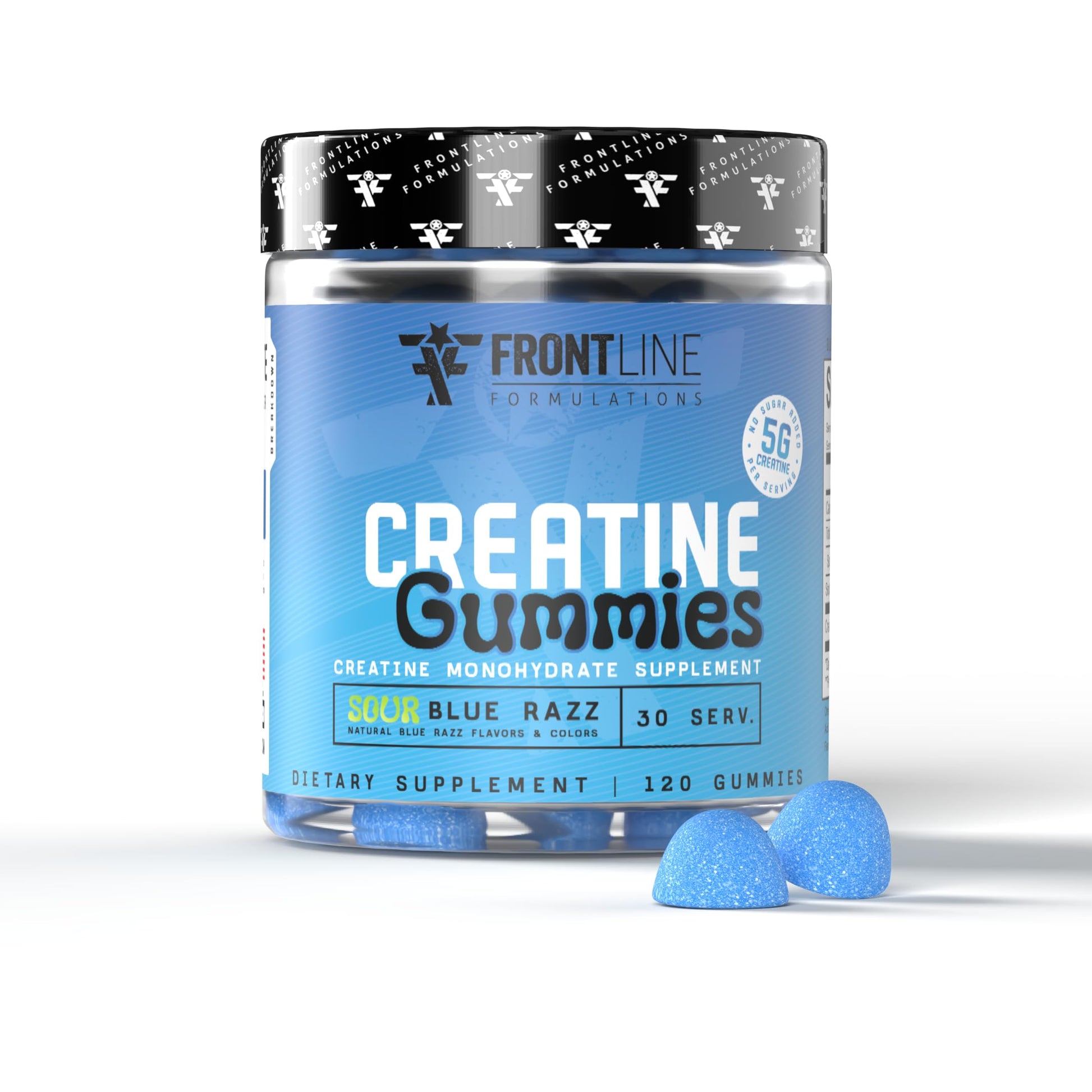 Frontline Formulations Creatine Monohydrate Gummies, 120 Gummies