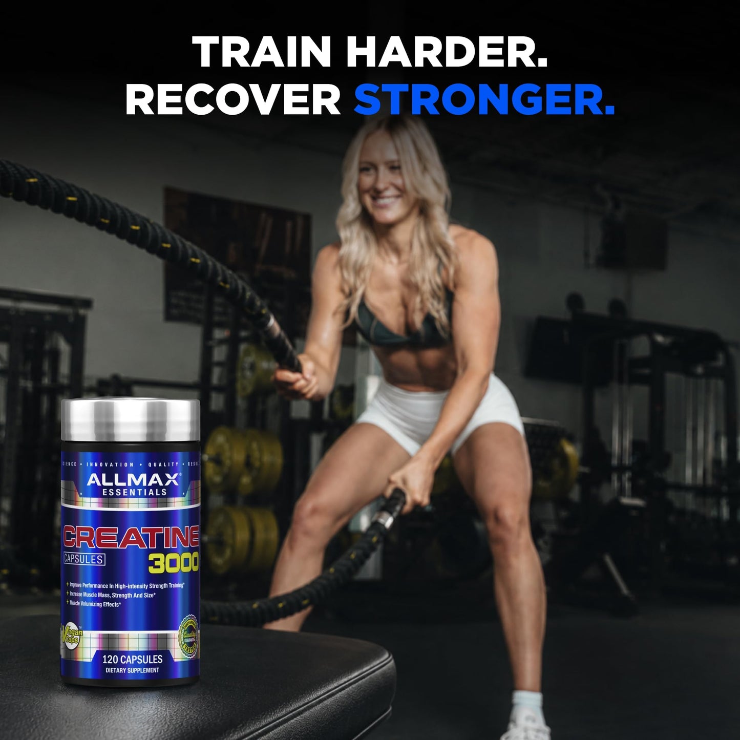 ALLMAX Creatine Monohydrate Capsules 120 Count
