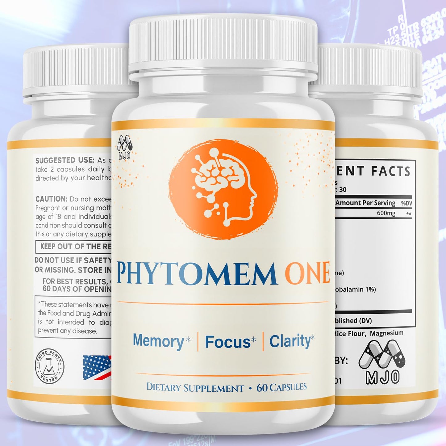 MJO Phytomem One Chewable 180 Capsules