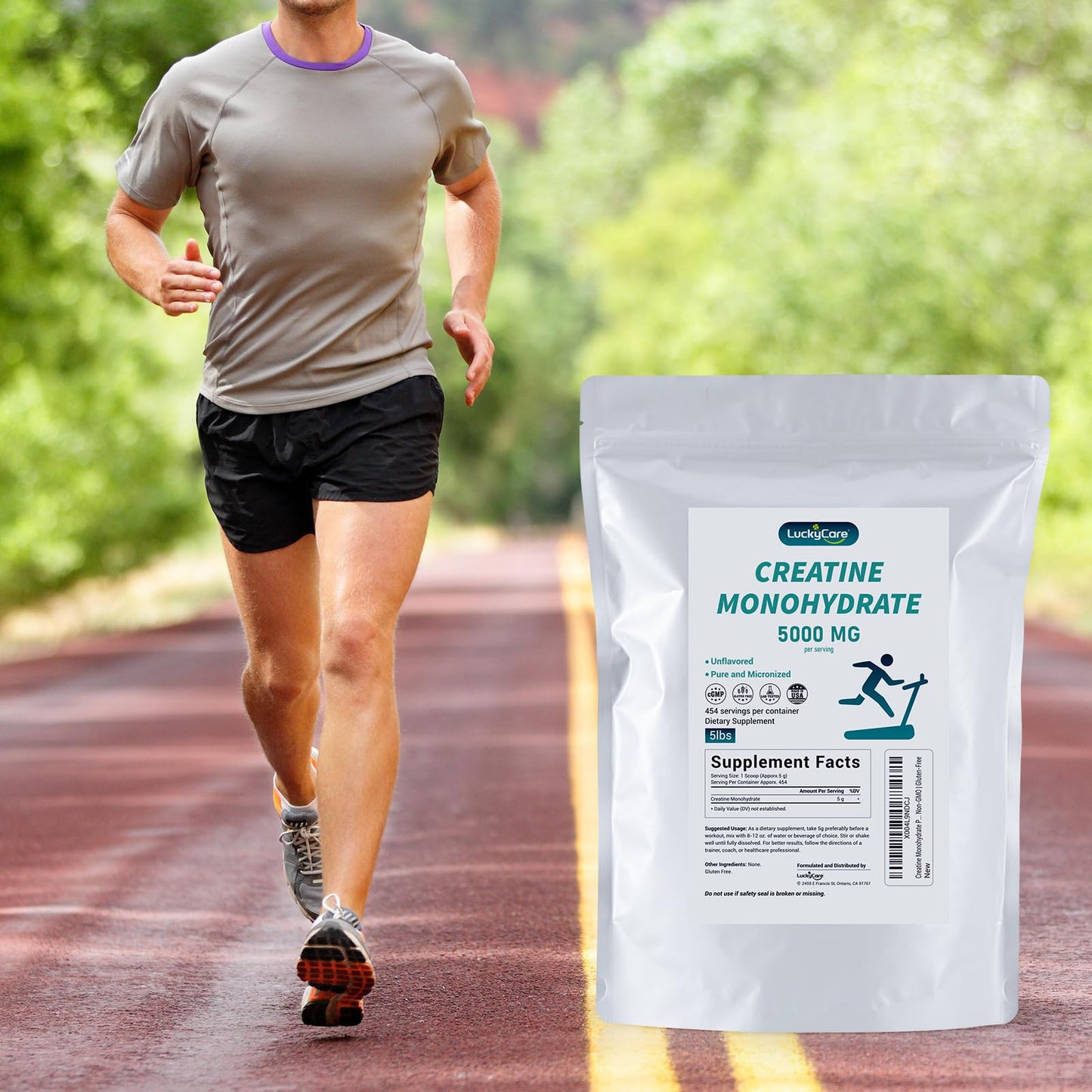 Luckycare Creatine Monohydrate Powder 80