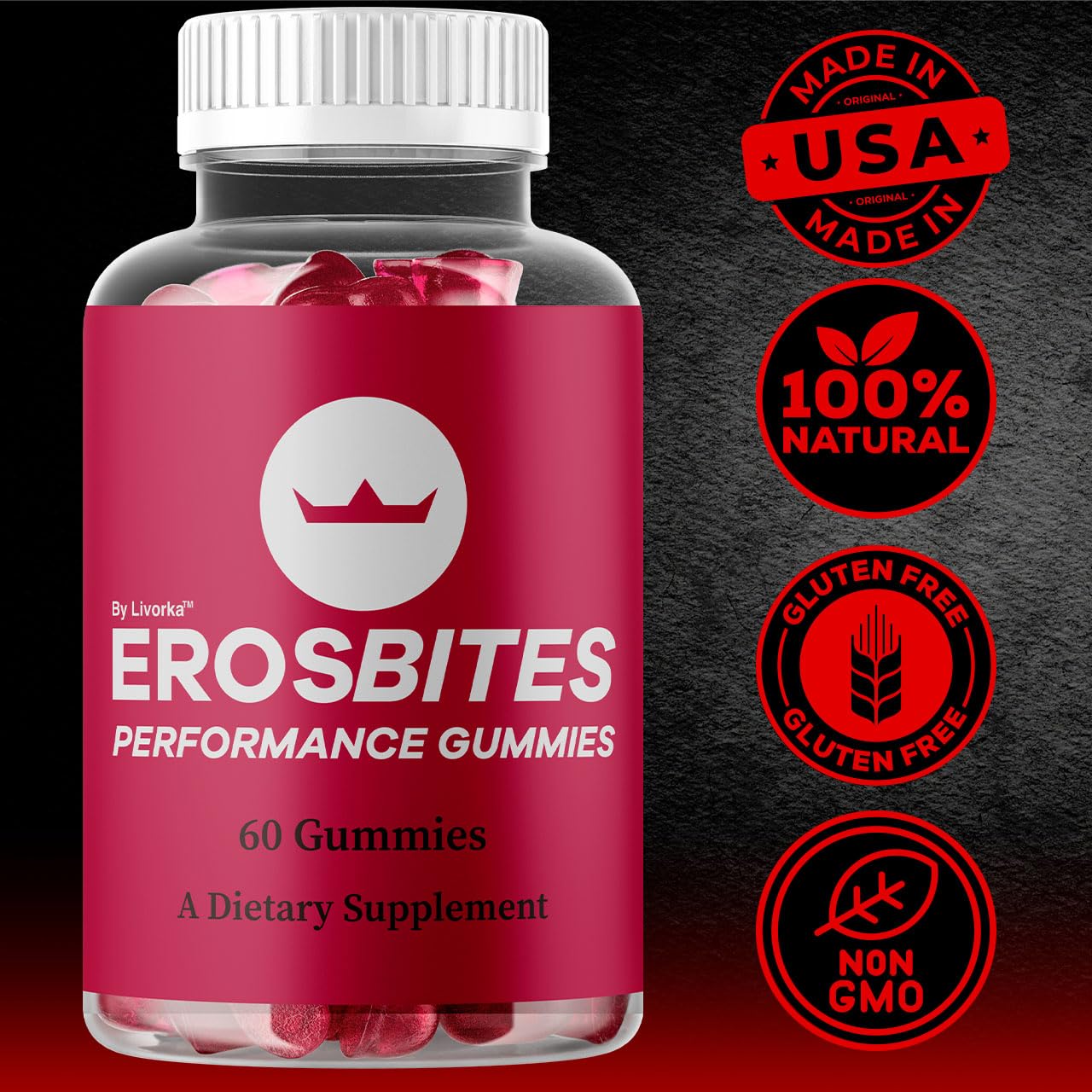 LIVORKA Eros Bites Gummies 300 Gummies