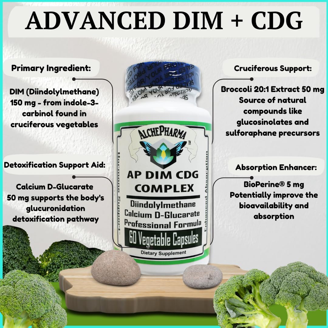 AlchePharma DIM-CDG Complex Capsule 60 Count