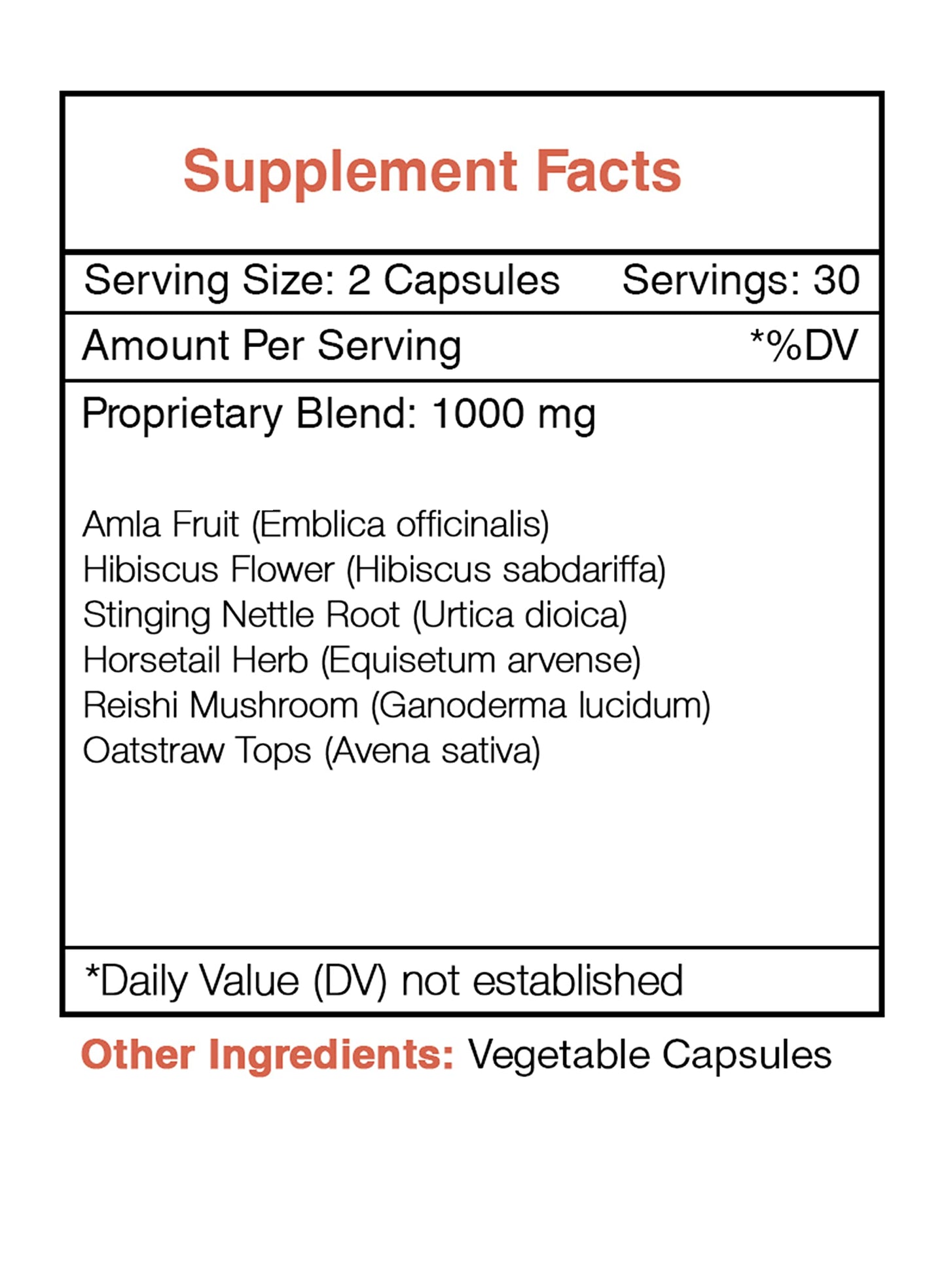 Secrets of the Tribe Luscious Locks 60 Capsules