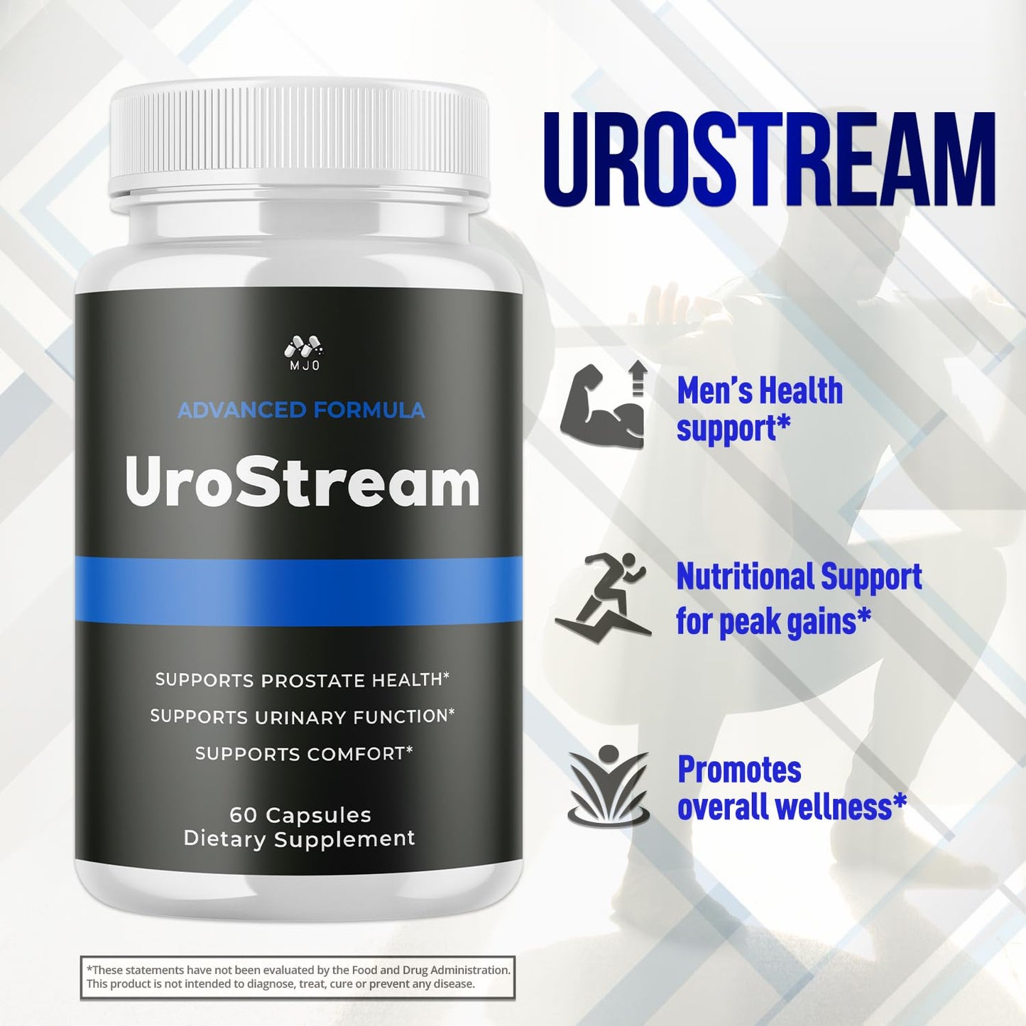 MJO Urostream Prostate Defender Capsules, 120 Capsules