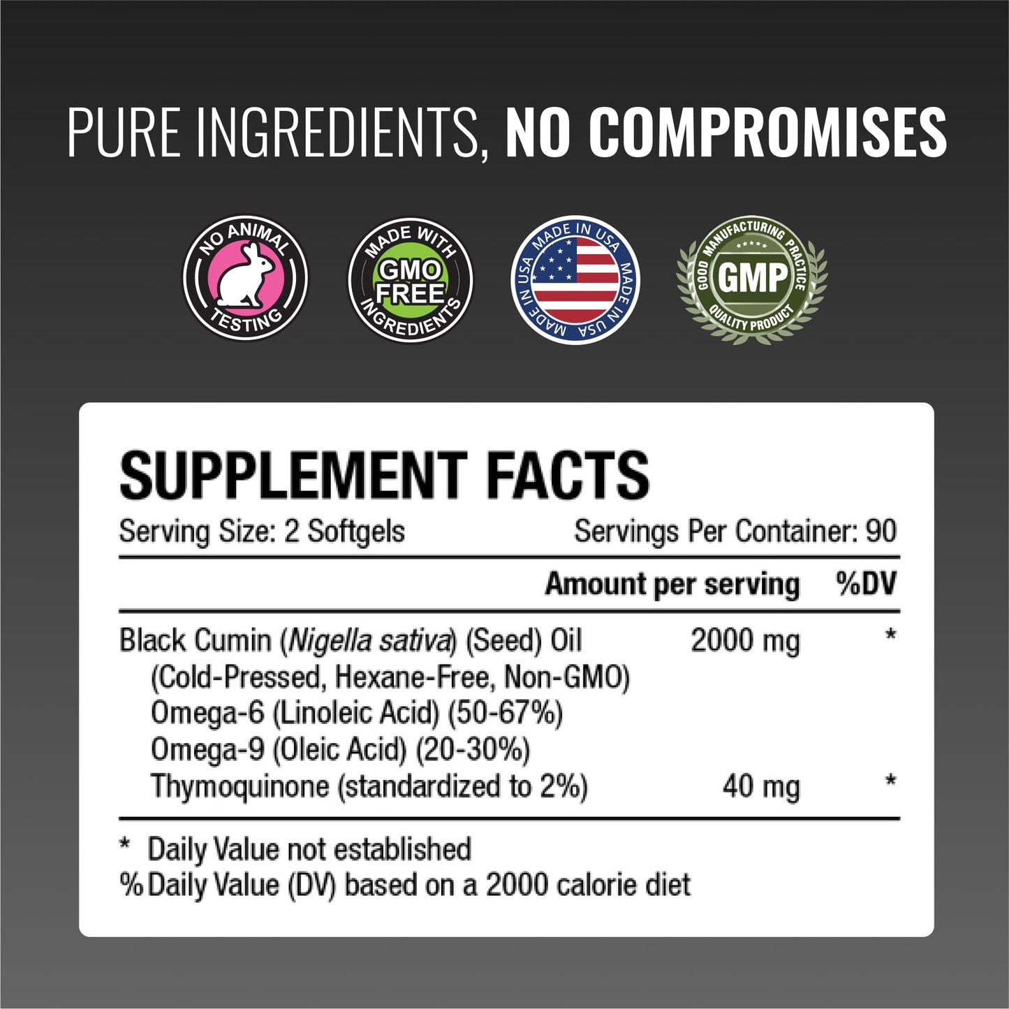 Approved Science Black Seed Oil 360 Softgels