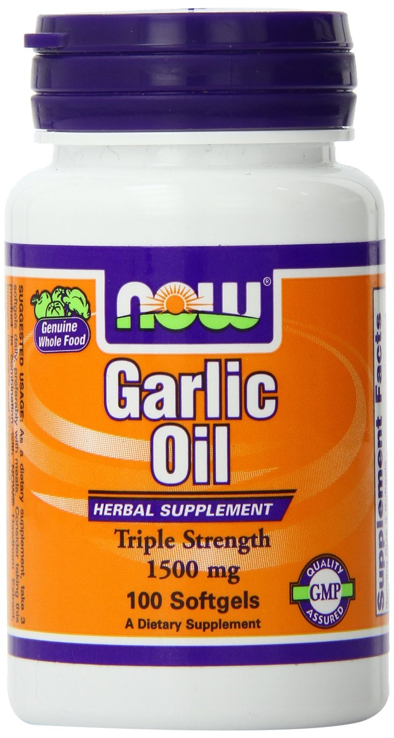 NOW Foods Garlic Oil 1500 mg Capsules 200