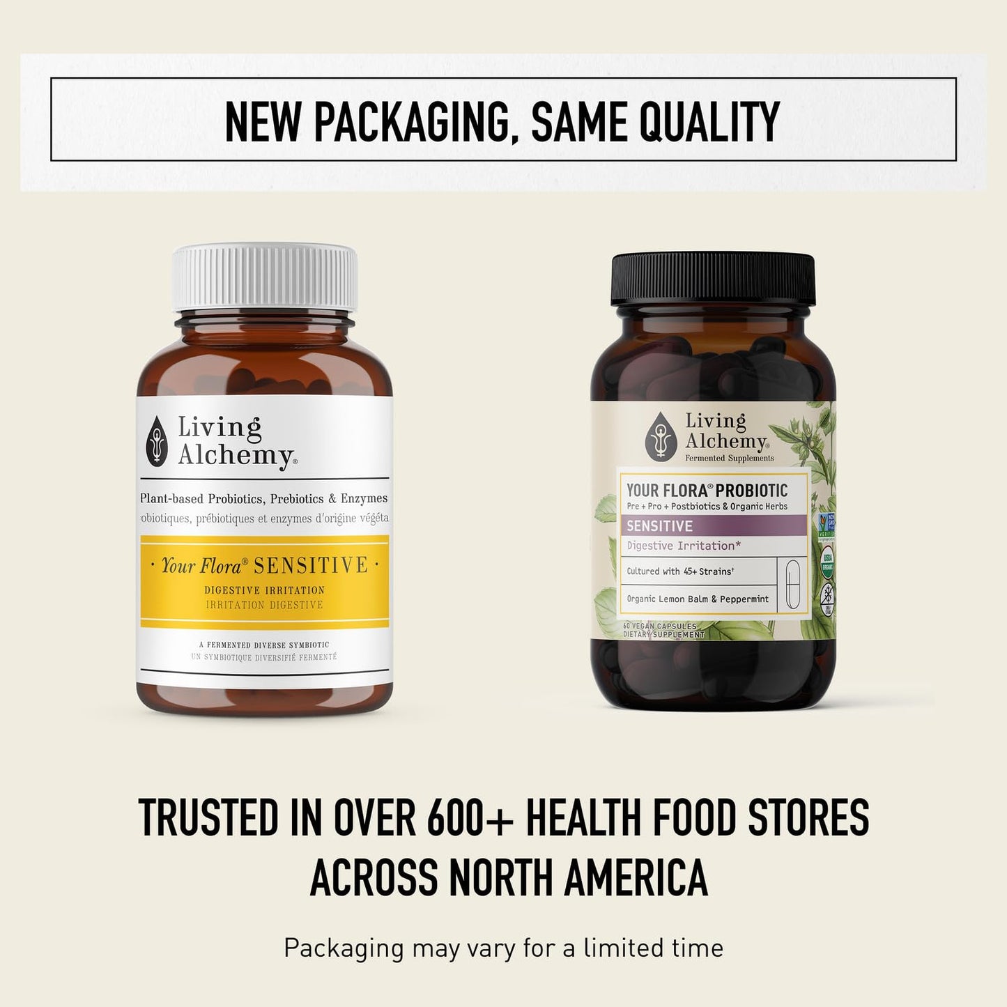 Living Alchemy Your Flora Probiotic Sensitive Capsules, 60 Count