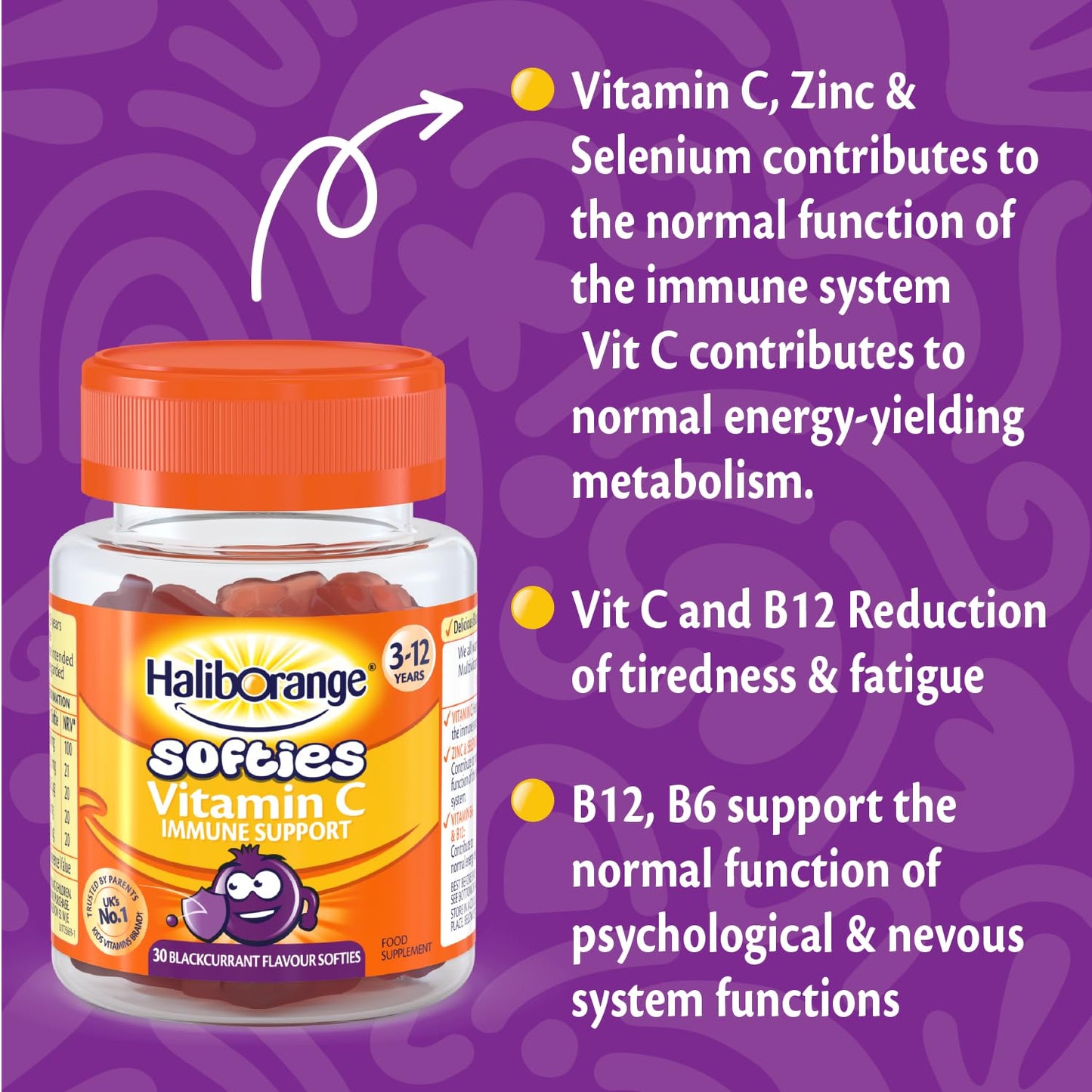Haliborange Vitamin C Immune Softies Capsules, 30