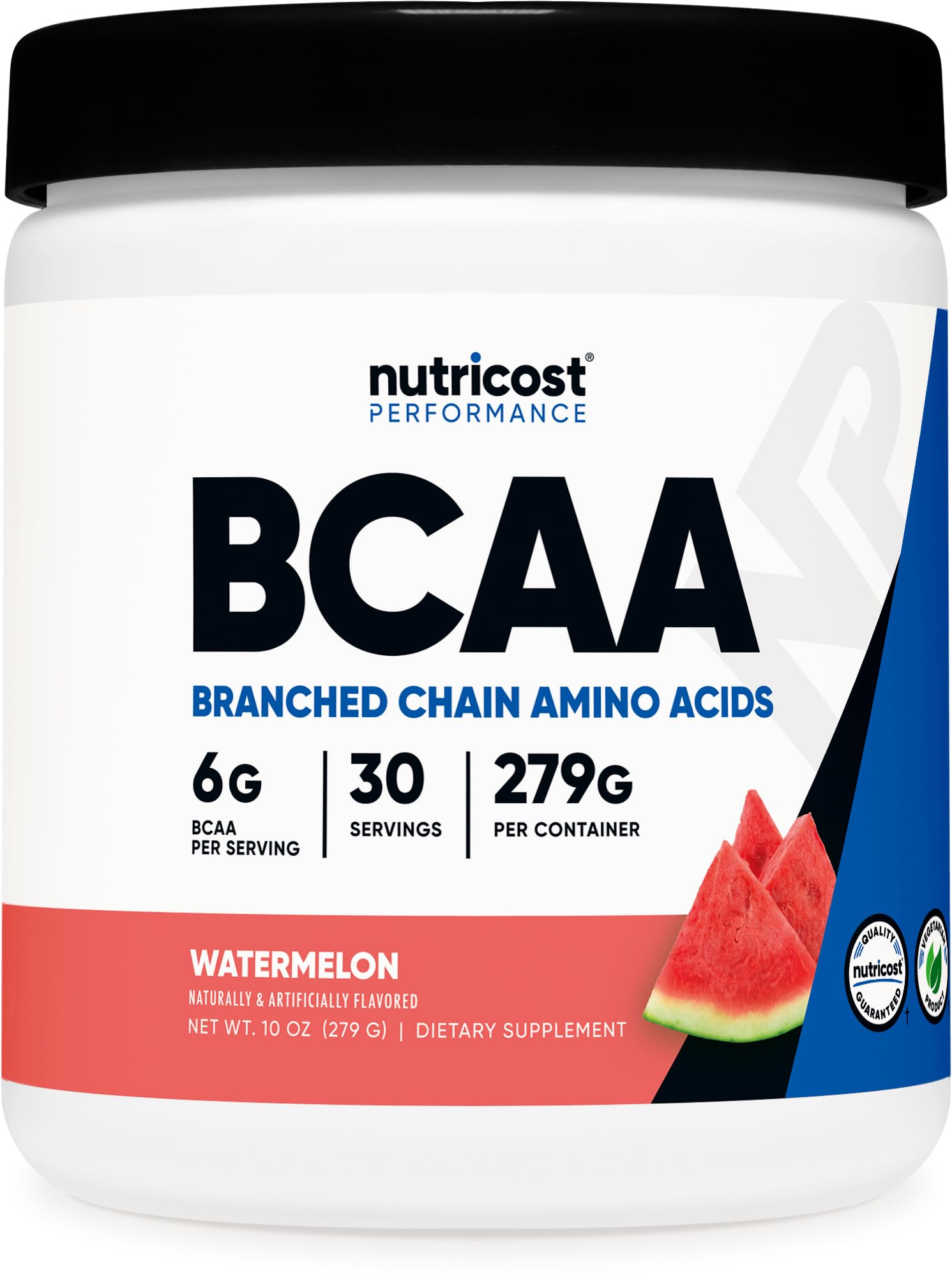 Nutricost BCAA Powder Watermelon 9.44 Ounces