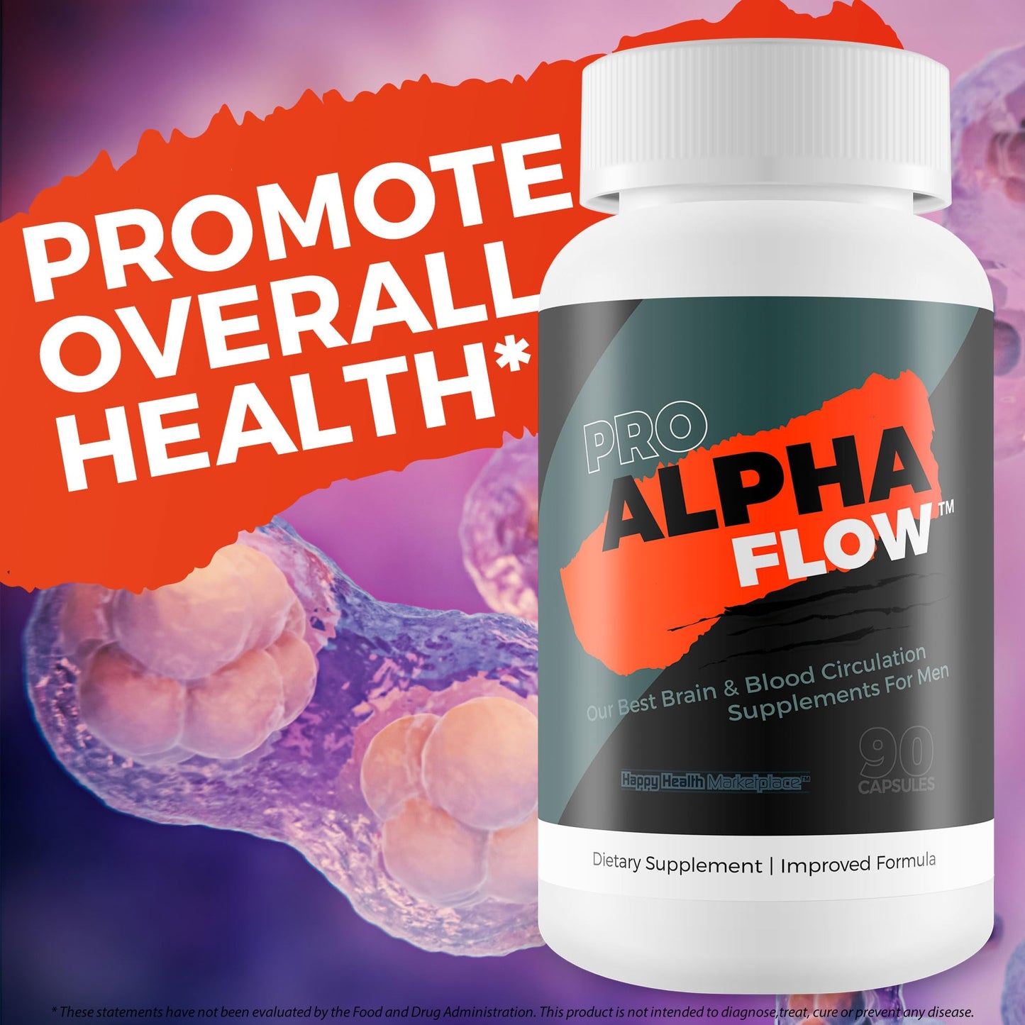 Happy Health Marketplace Pro Alpha Flow Capsule 1 Count