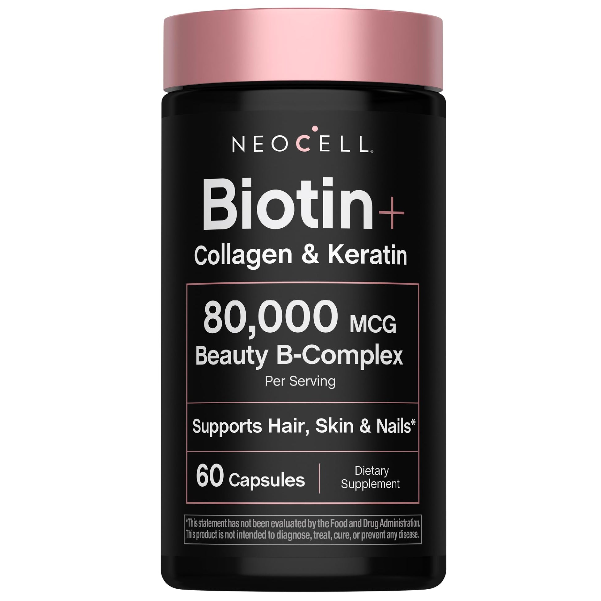 NeoCell Biotin Collagen Keratin Supplement 60 Capsules