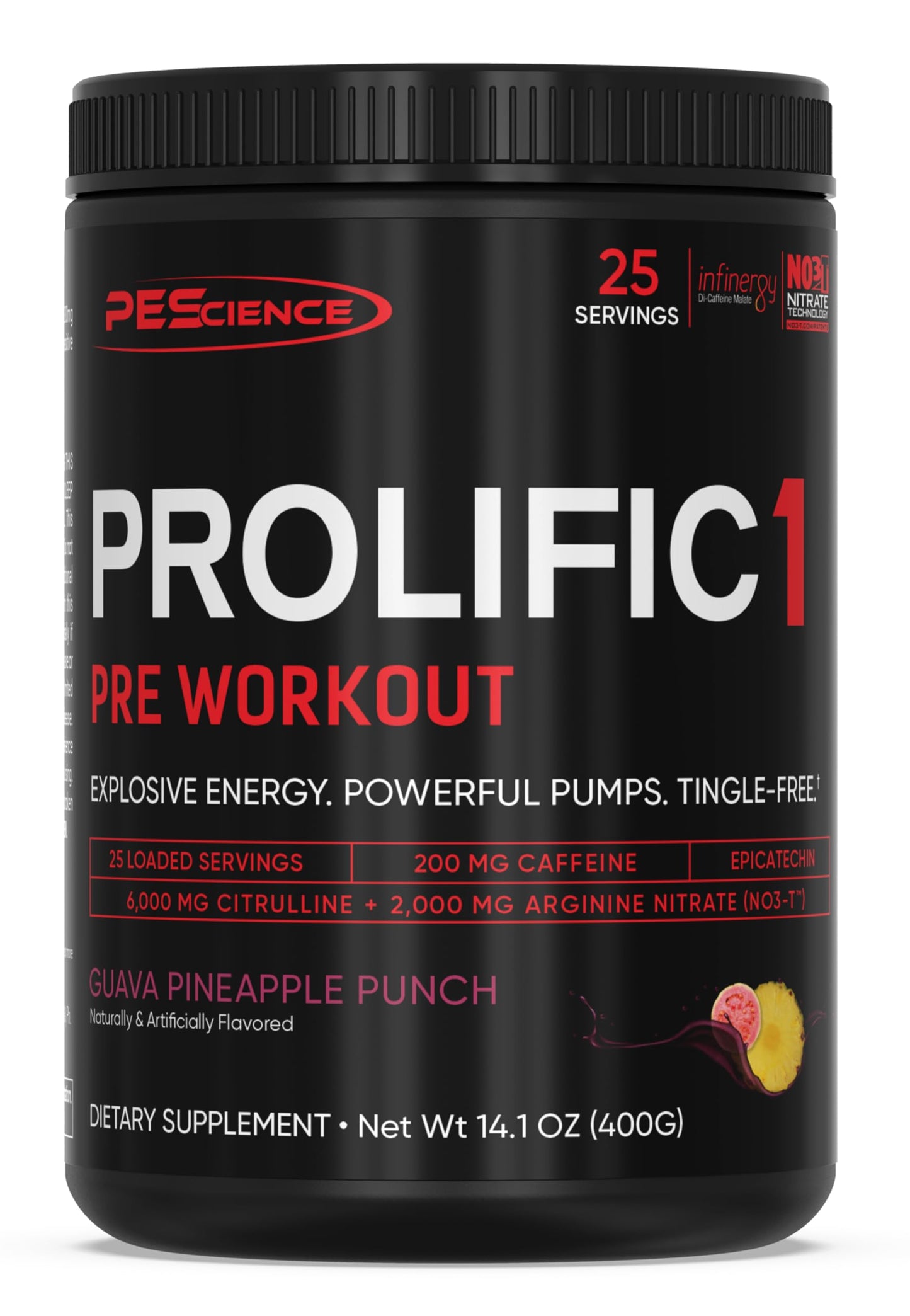 PEScience Prolific-1 Pre Workout Powder 14.1 Ounce