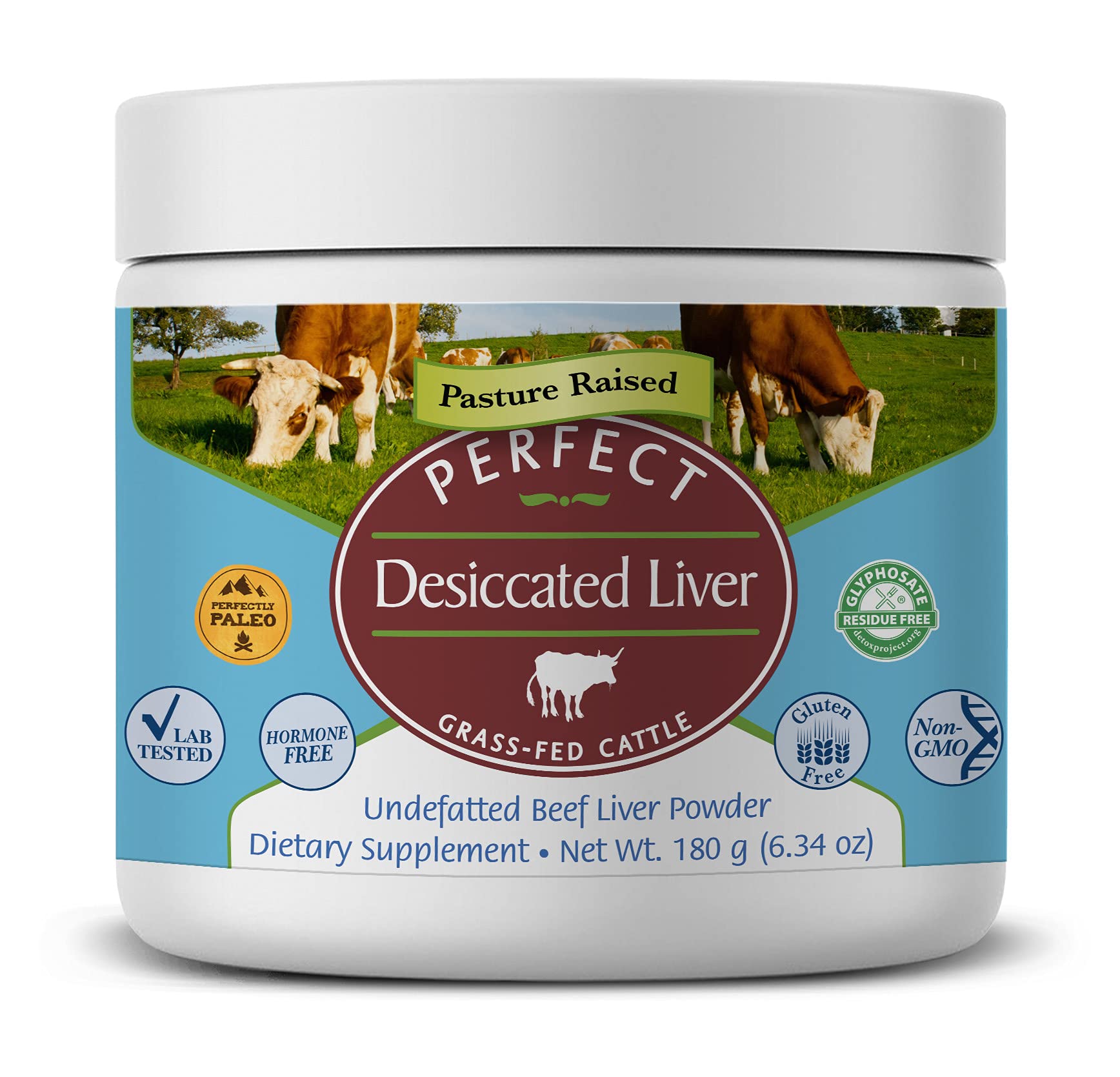 Perfect Supplements Desiccated Liver Powder 6.34 oz