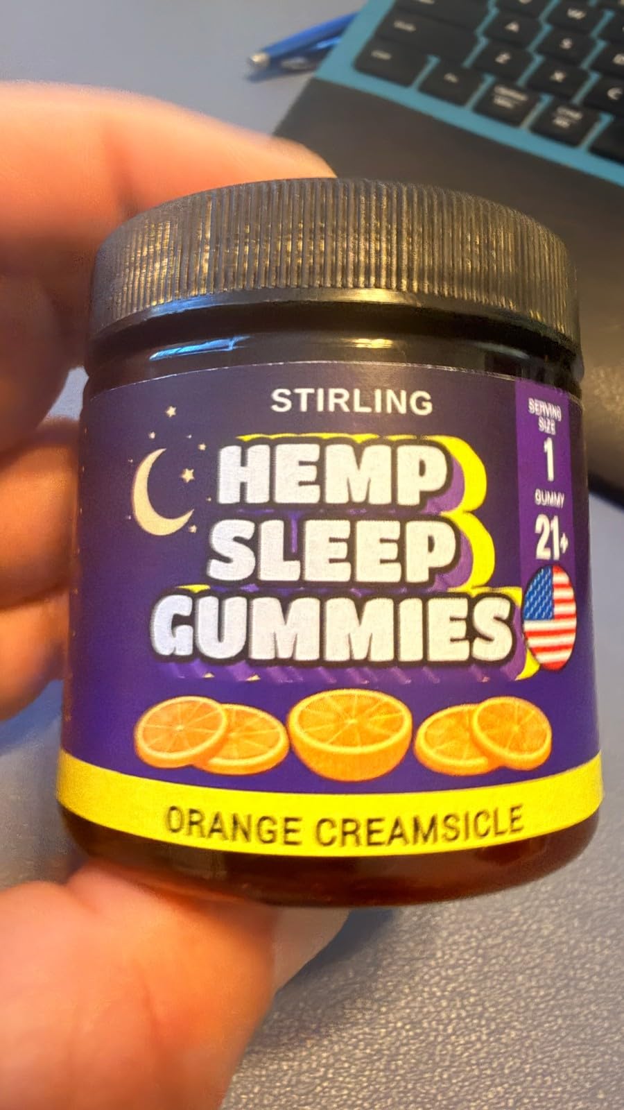 Stirling Sleep Gummies with Hemp Seed Oil Gummy 30 Count