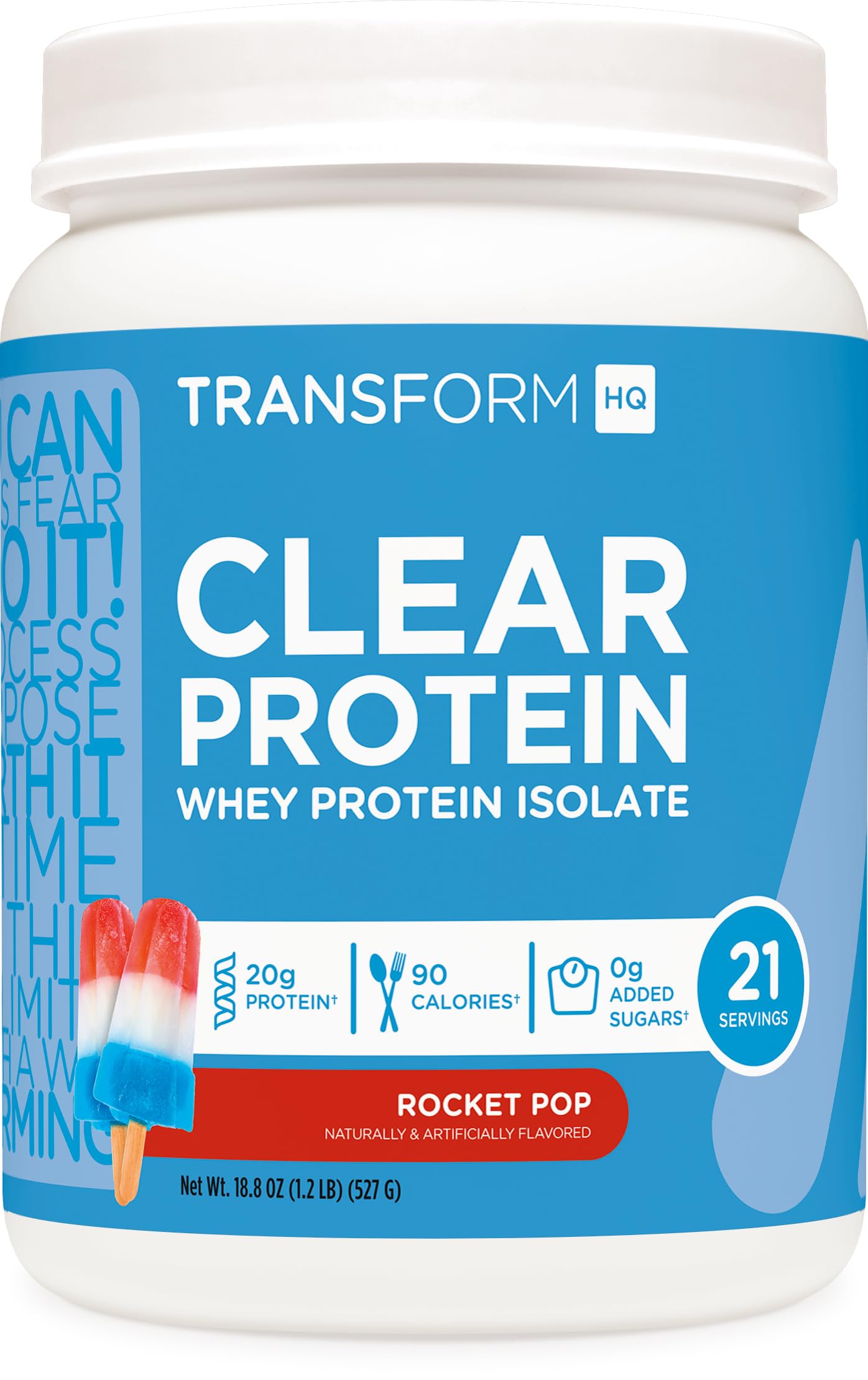 TransformHQ Clear Whey Protein Isolate Powder 19.4 oz