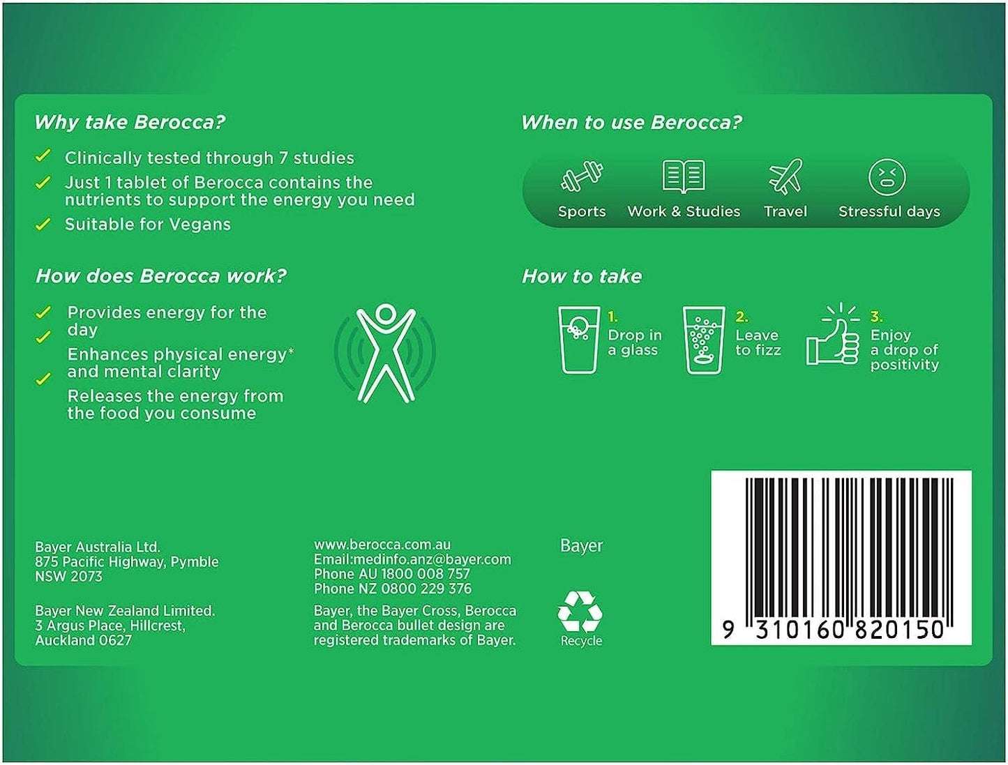 Berocca Performance Original Chewable 45 Count