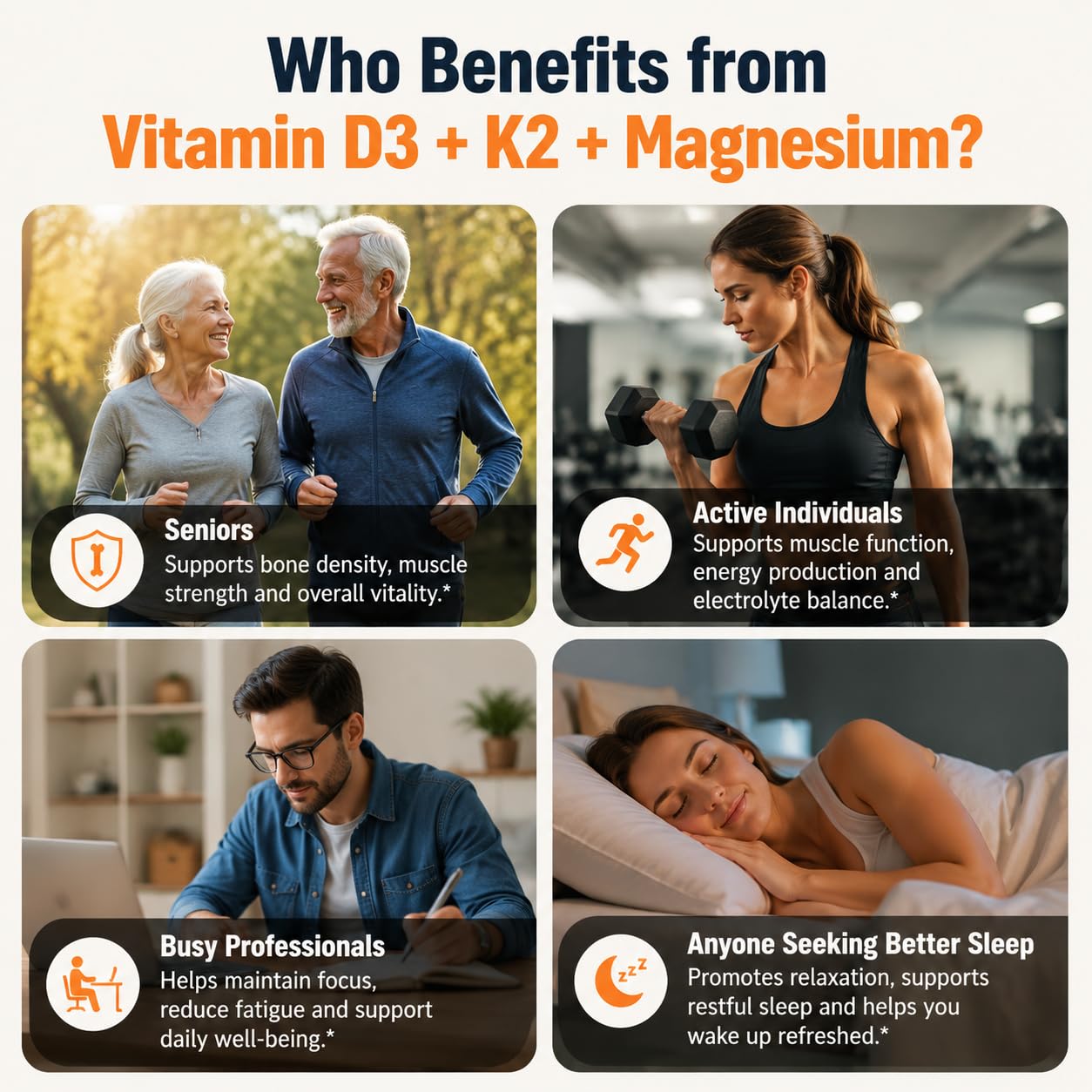 LIIFE D3 K2 with Magnesium Bisglycinate & B6, 5000 IU D3, MK7 & MK4 K2 Softgels, 60 Count