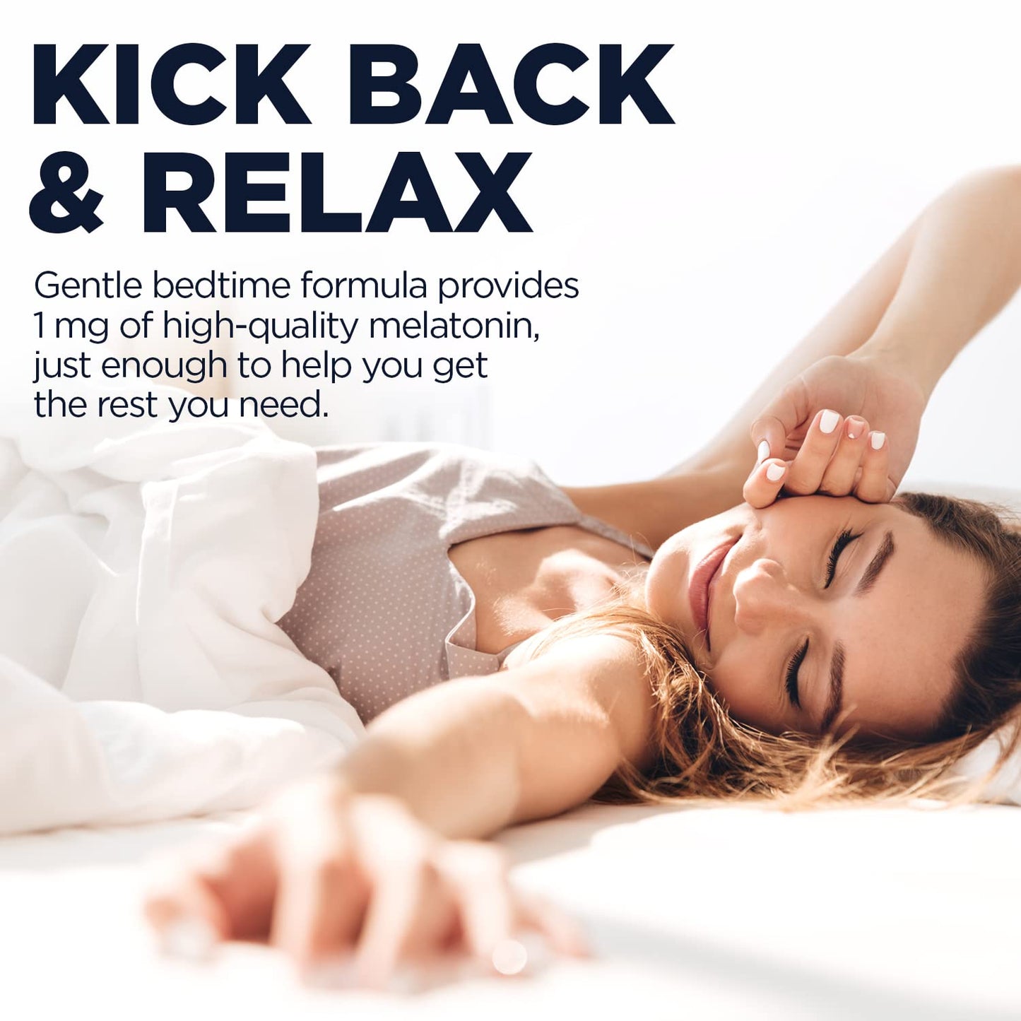 KAL Melatonin 1mg Sleep Aid Tablets, 120 Tablets