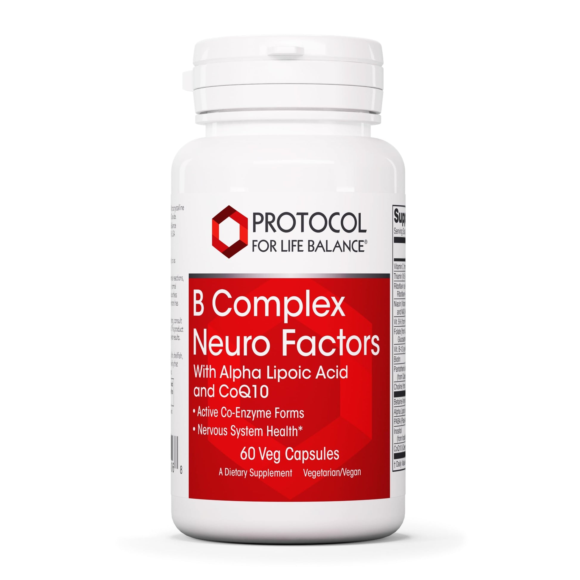 Protocol for Life Balance B Complex Neuro Factors 60 Capsules