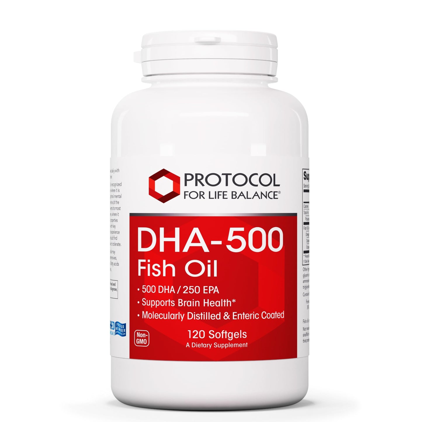 Protocol for Life Balance DHA-500 Softgels 120