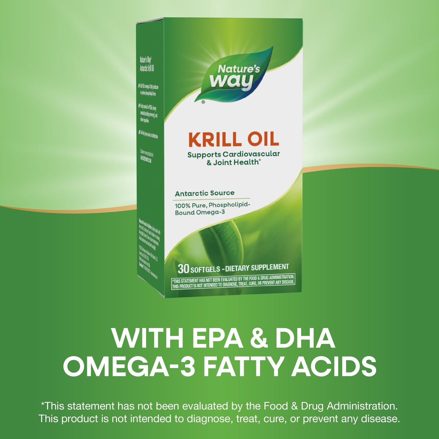 Nature's Way Krill Oil Softgels, 30 Softgels
